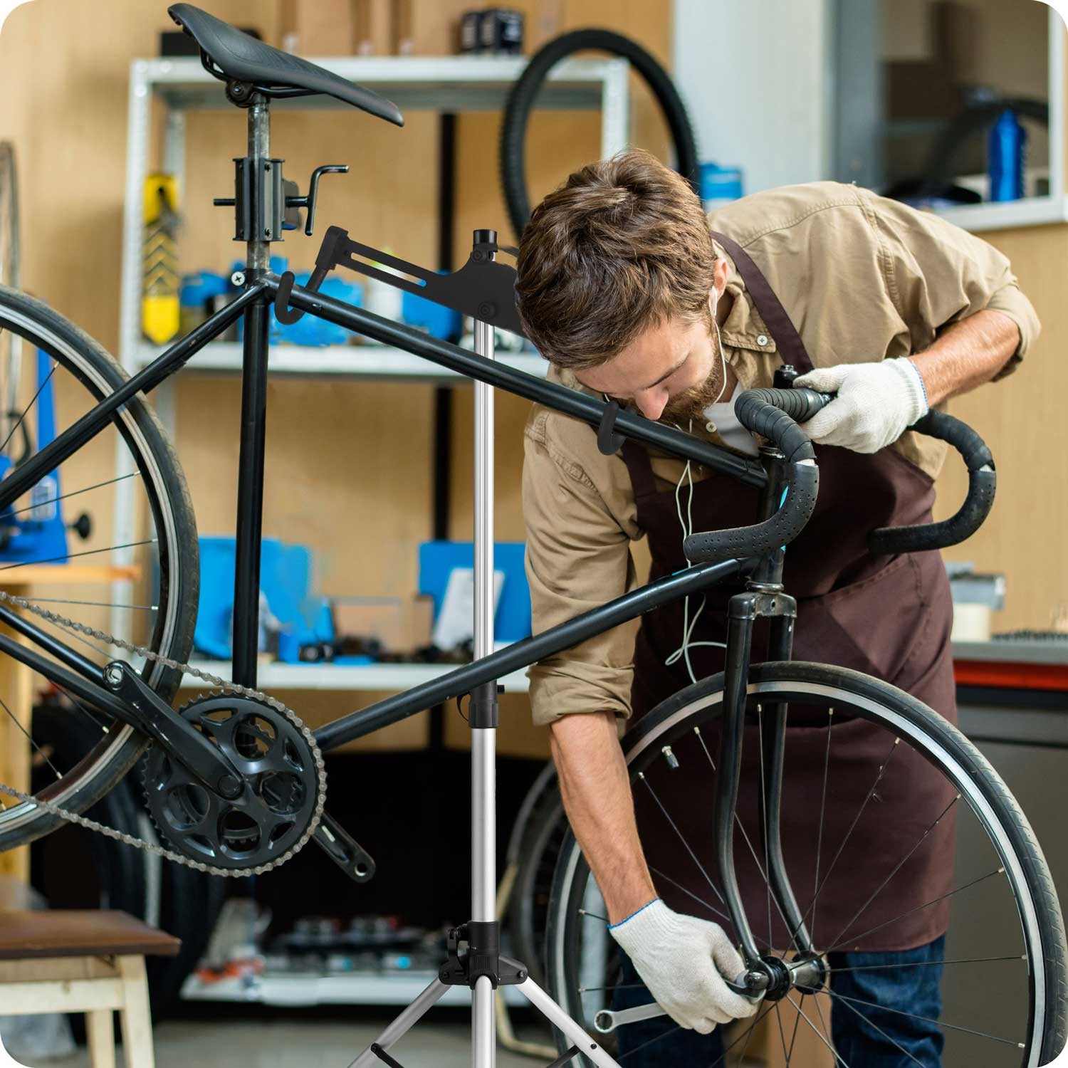 MB2 alumiiniumist hõbedane jalgratta remondialus - Image 6