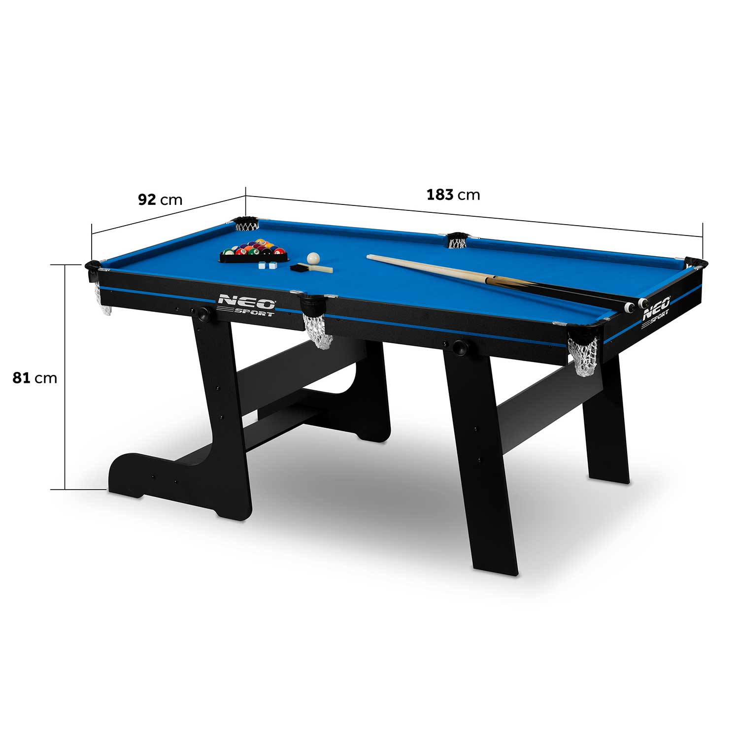 Neo-Sport NS-808 piljardilaud koos lisatarvikutega - Image 8