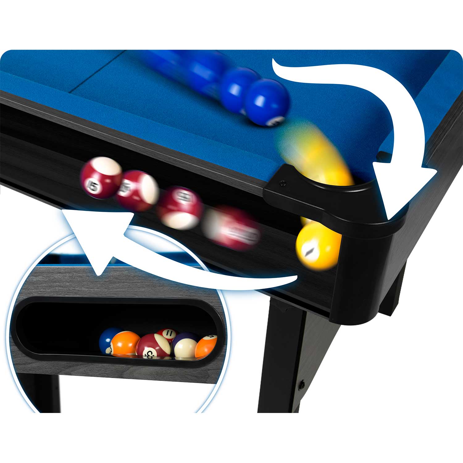 Neo-Sport NS-809 piljardilaud koos lisatarvikutega - Image 9