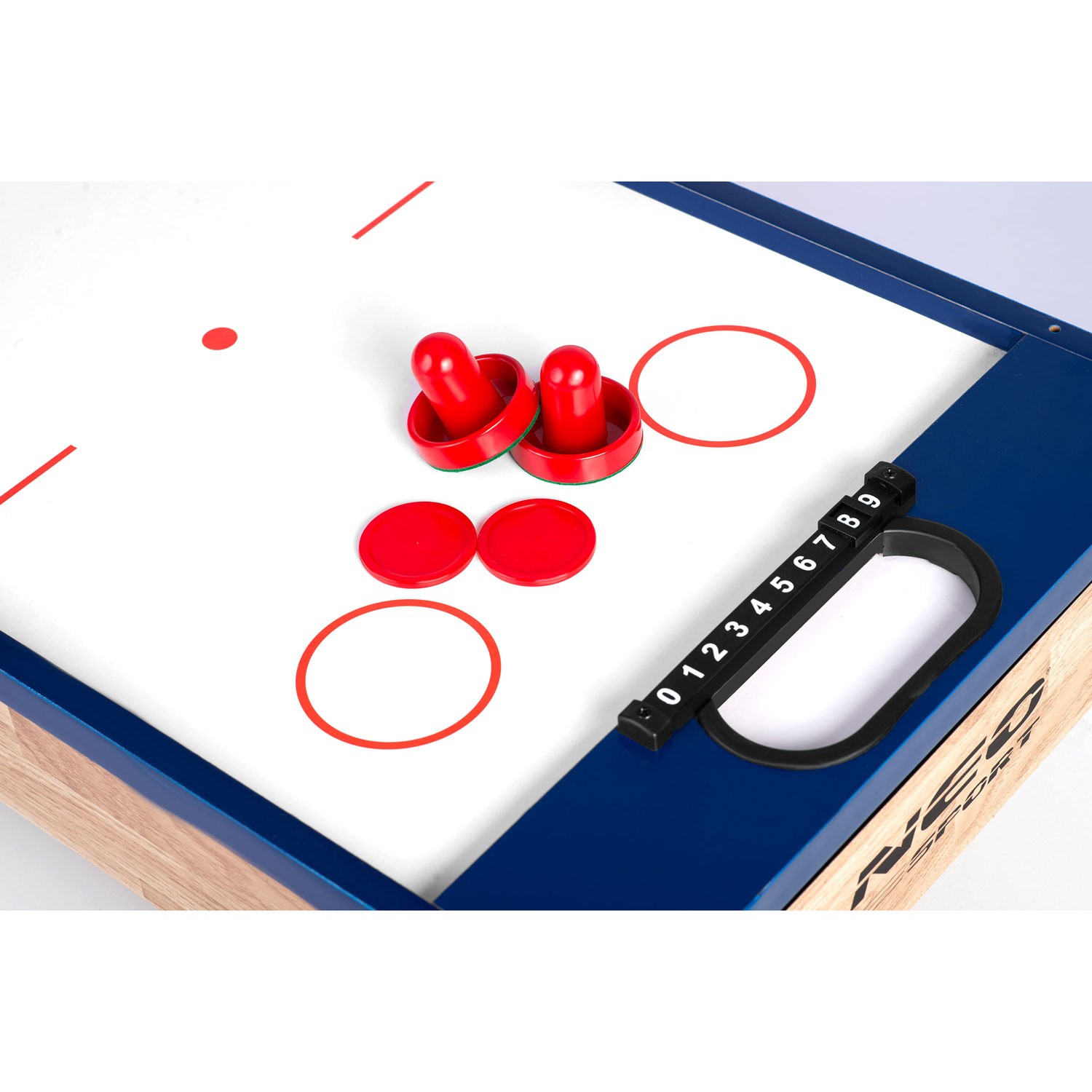 4-ühes mitme mänguga laud 80x43x30cm NS-800 puidust - Image 12