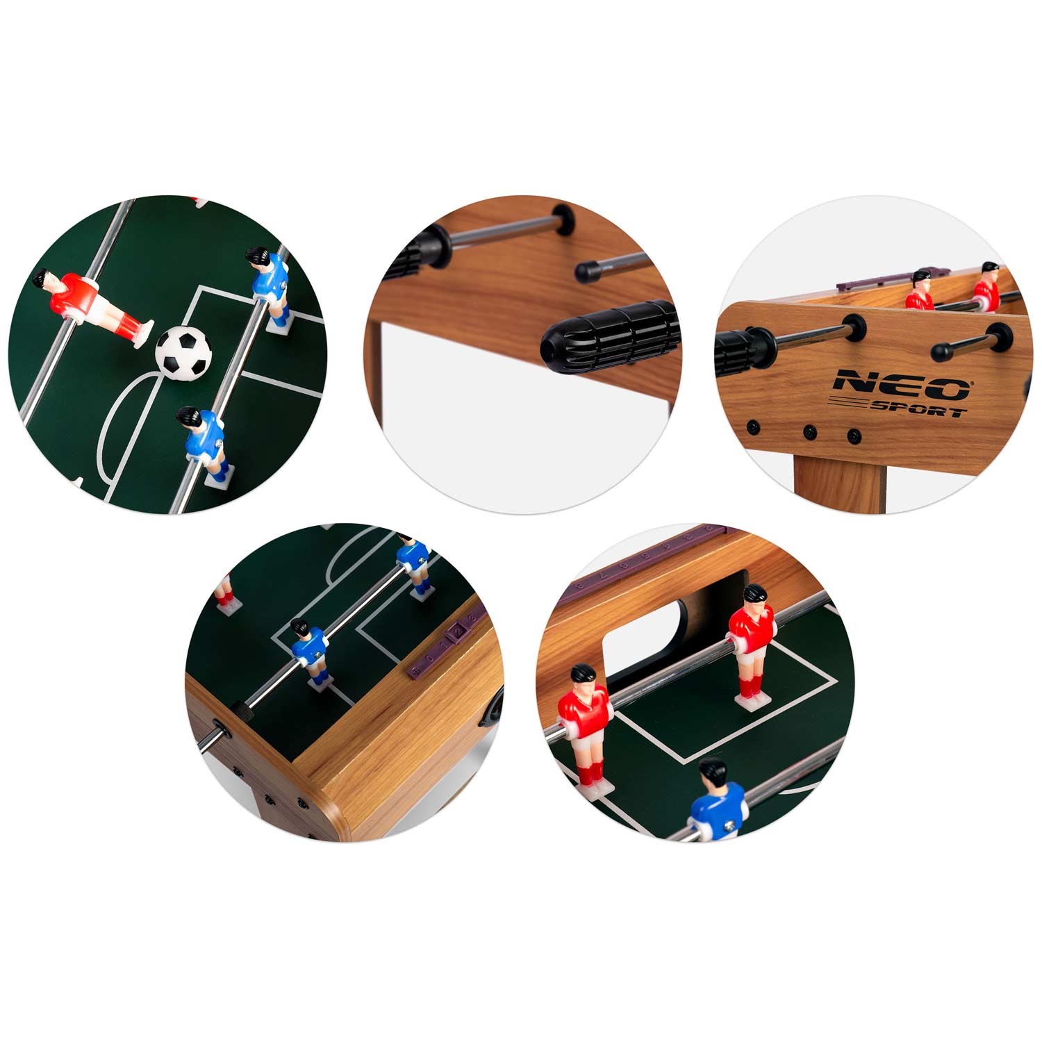 Neosport lauajalgpallimäng 70x37x62cm NS-802 puidust - Image 11