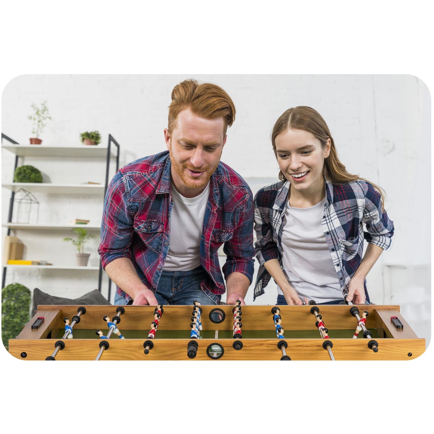 Neosport lauajalgpallilaud 121 x 61 x 80 cm NS-803 puidust - Image 7