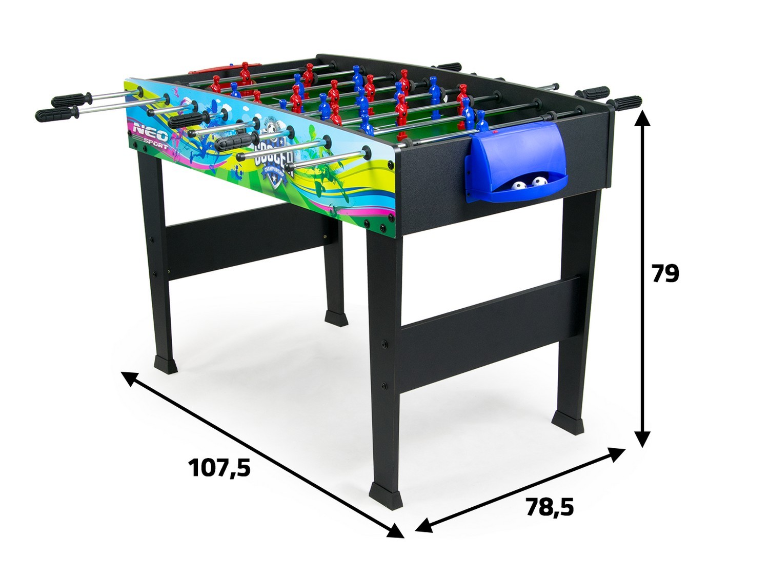 Suur lauajalgpallilaud - Neo-Sport NS-406 - Image 6