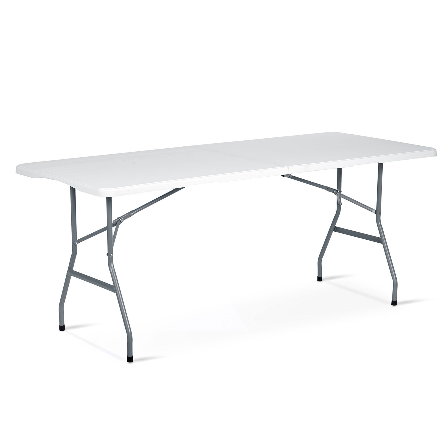 Kokkupandav aia toitlustuslaud 180 cm Plonos valge - Image 2