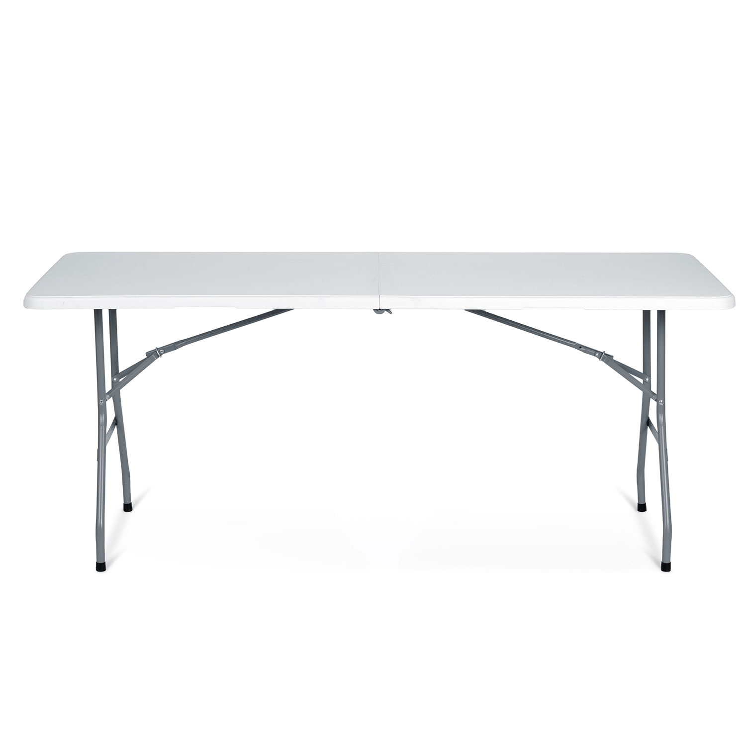 Kokkupandav aia toitlustuslaud 180 cm Plonos valge - Image 3