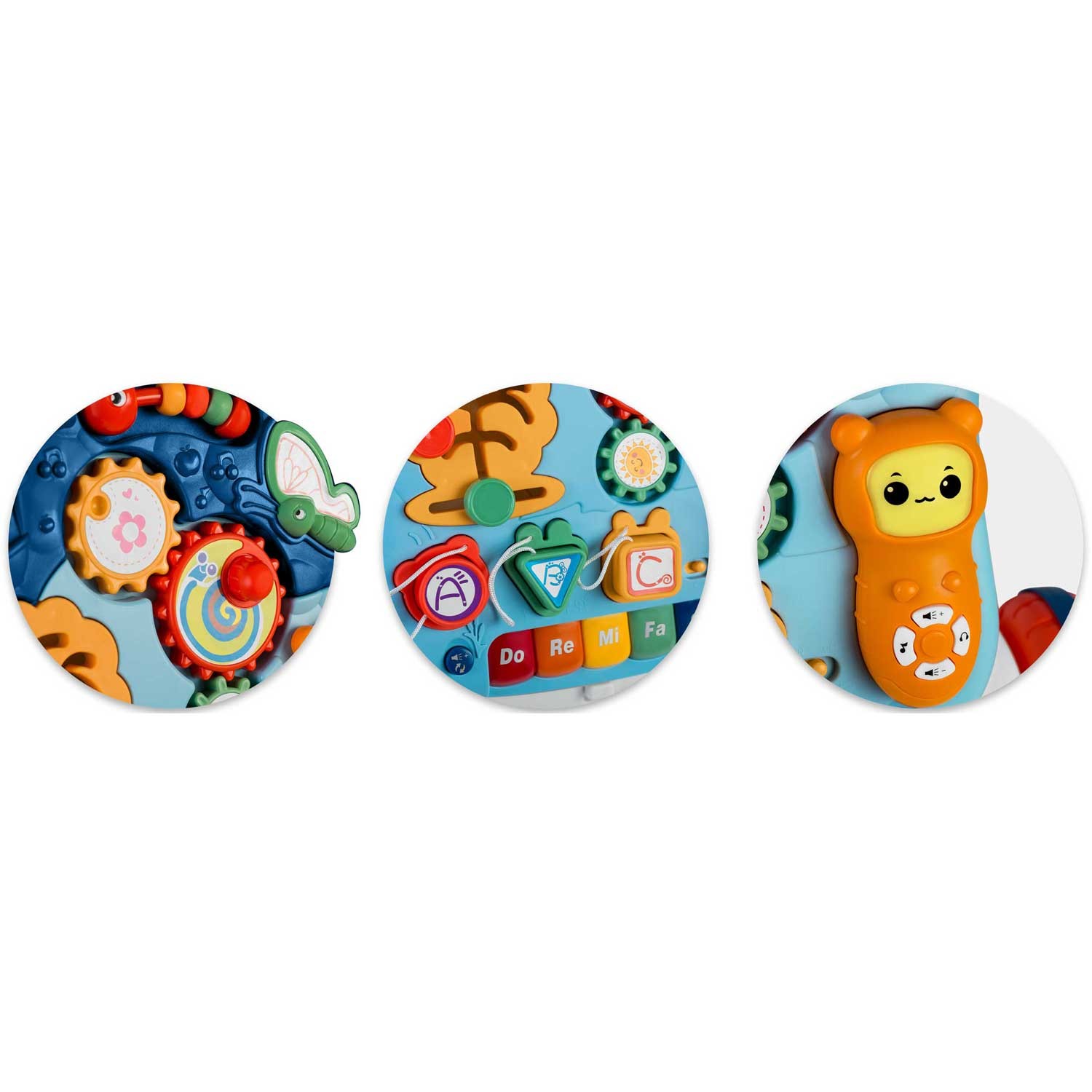 Ricokidsi 4-ühes õppelaud sinine 781900 - Image 5