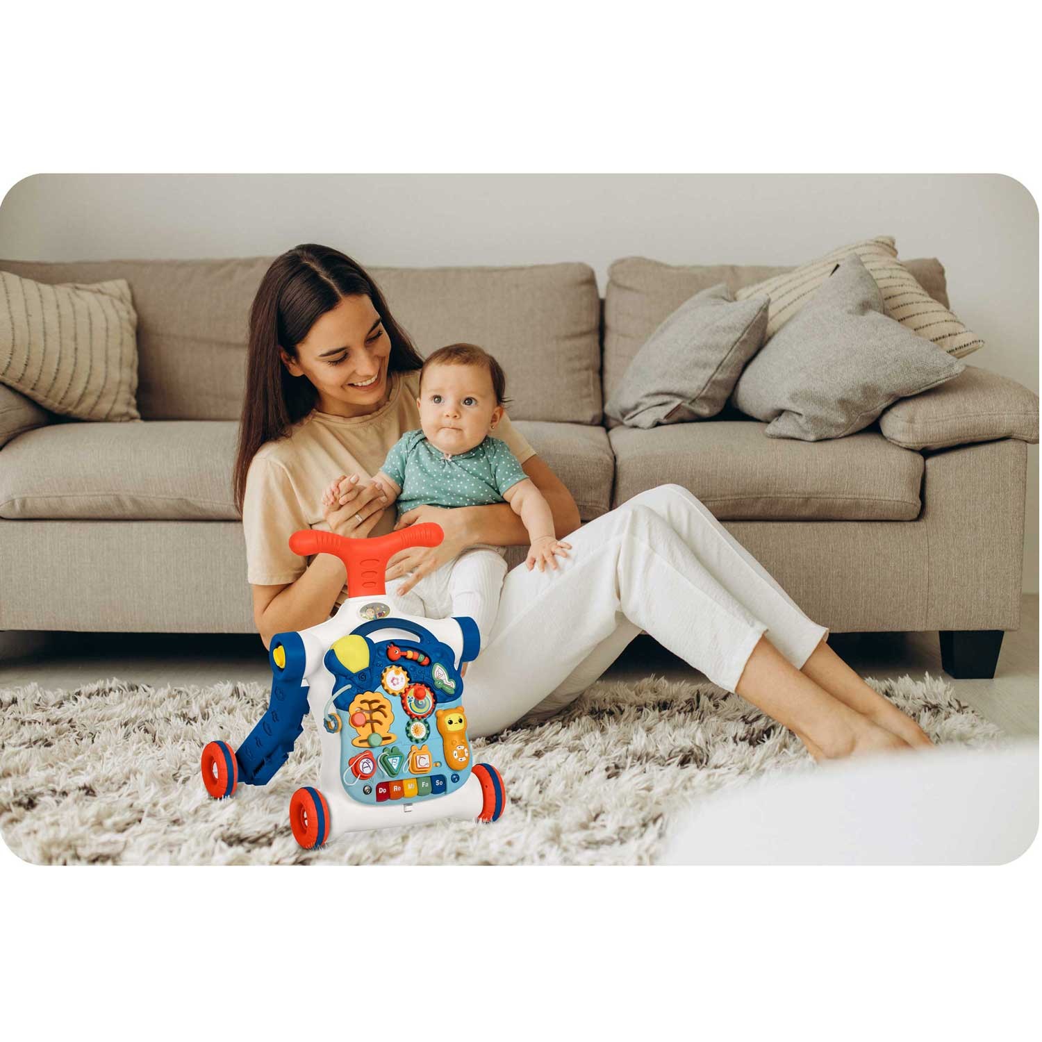 Ricokidsi 4-ühes õppelaud sinine 781900 - Image 9