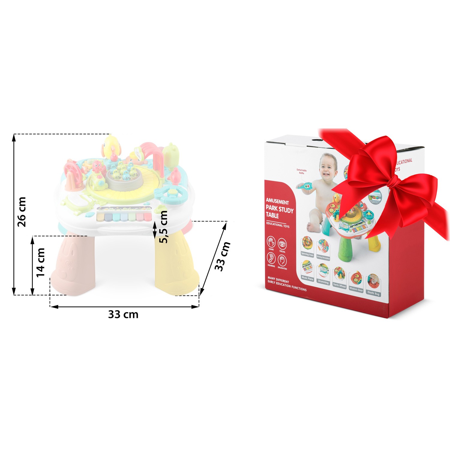 Ricokids RK-821 õppelaud ja -tahvel - Image 15