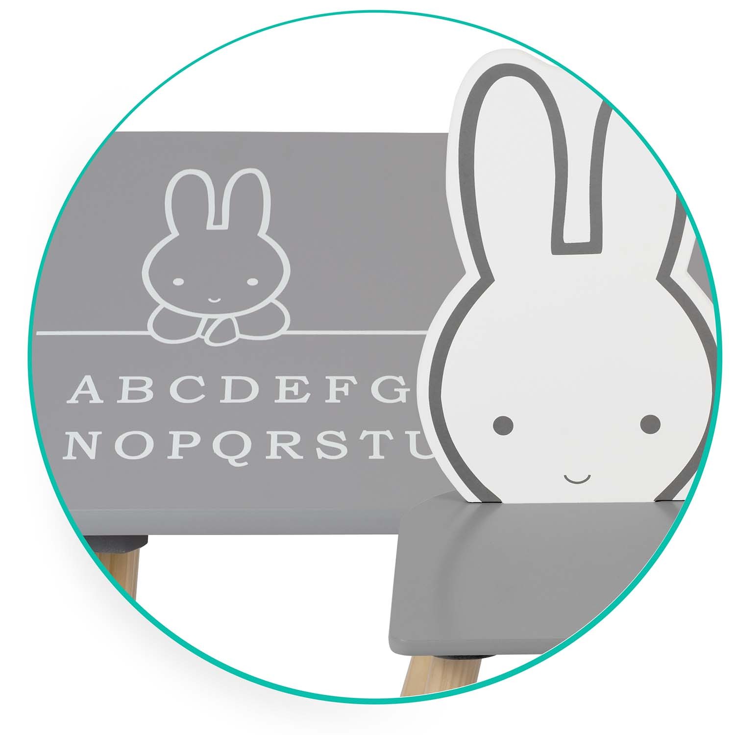 Ricokids RC-847 Jänkulaud kahe tooliga lastele - Image 3