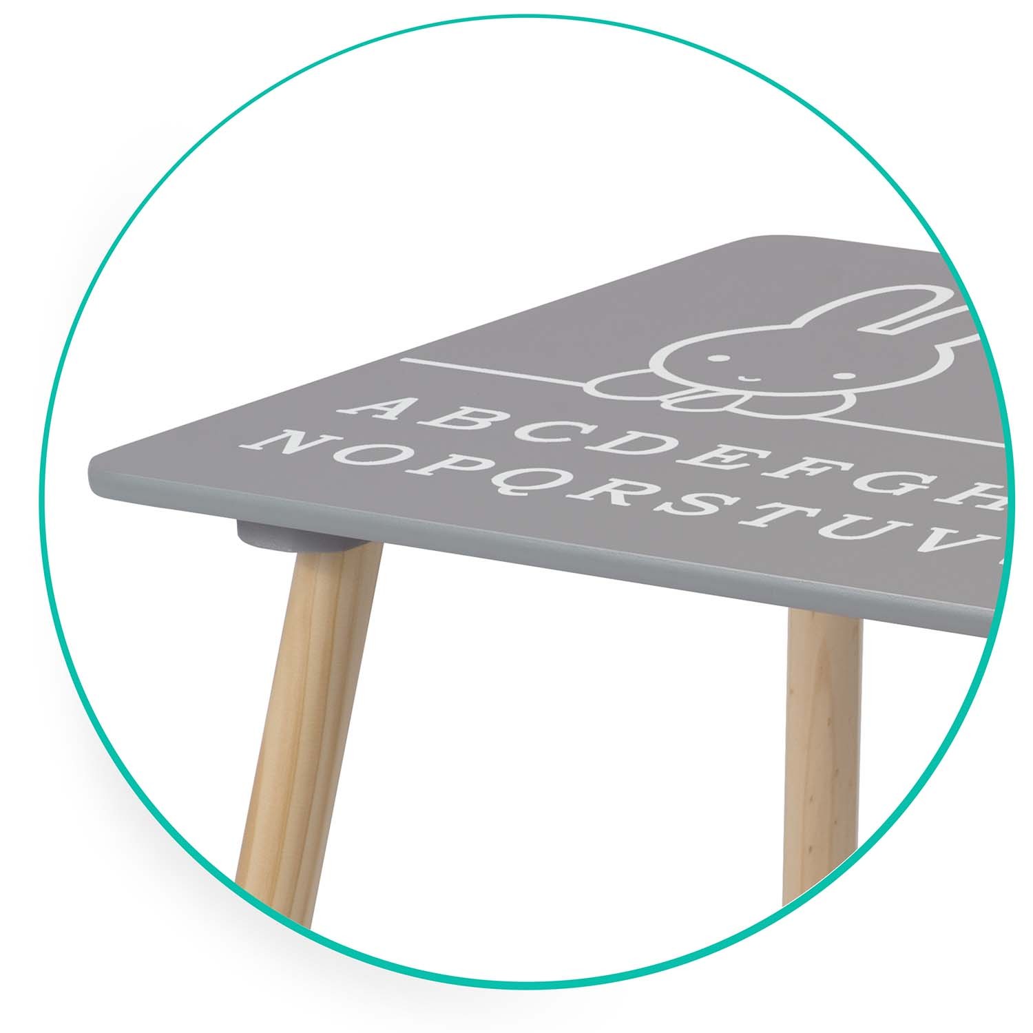 Ricokids RC-847 Jänkulaud kahe tooliga lastele - Image 4