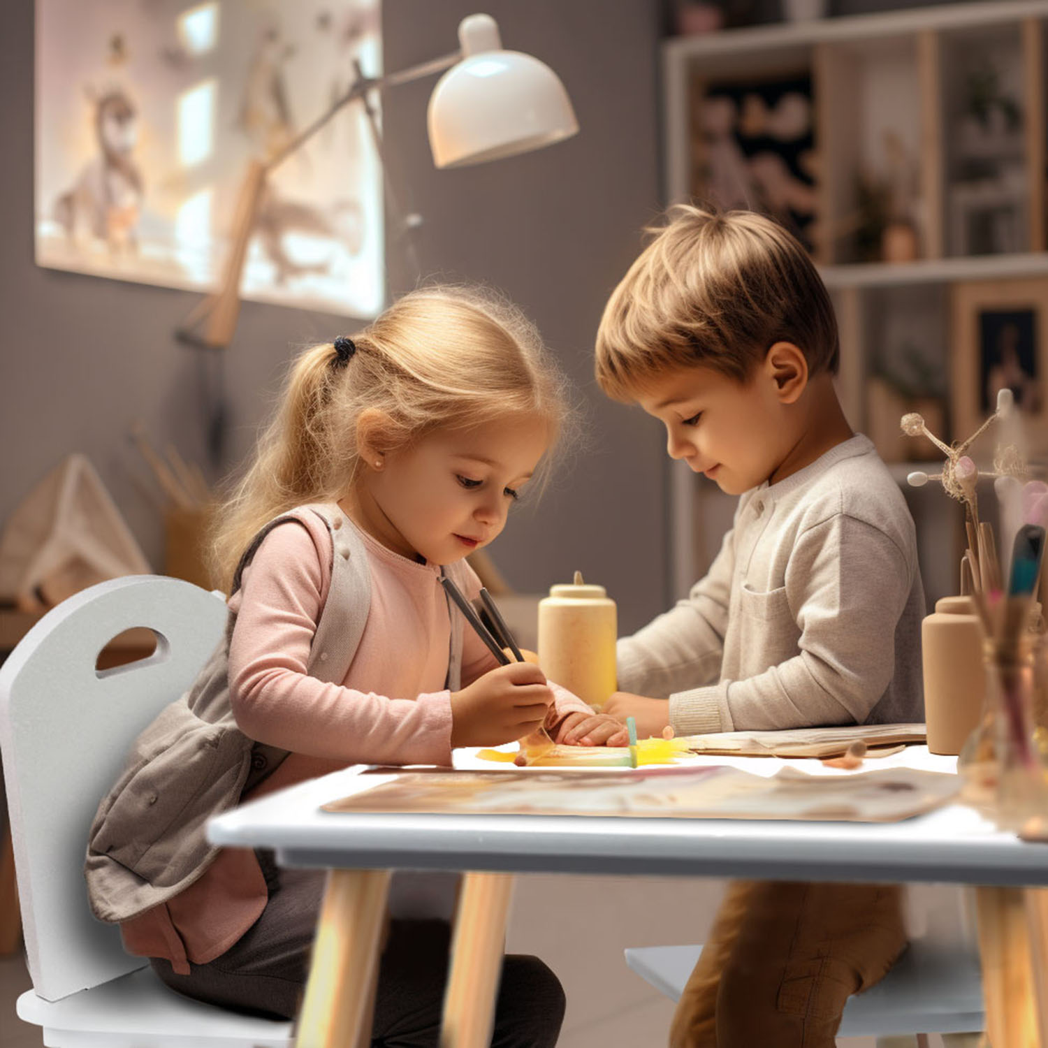 Ricokids RC-848 lastelaud kahe tooliga - Image 8