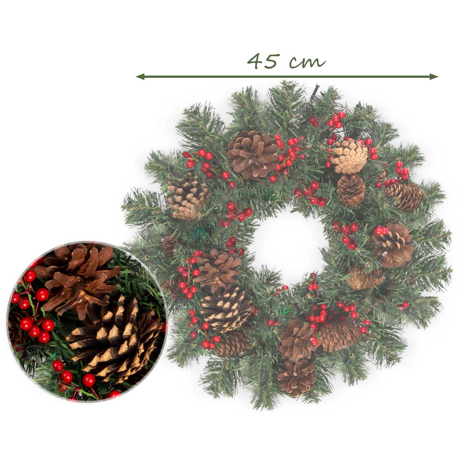 Jõulukaunistus 45 cm LED-tuledega Plonos 4835 - Image 5