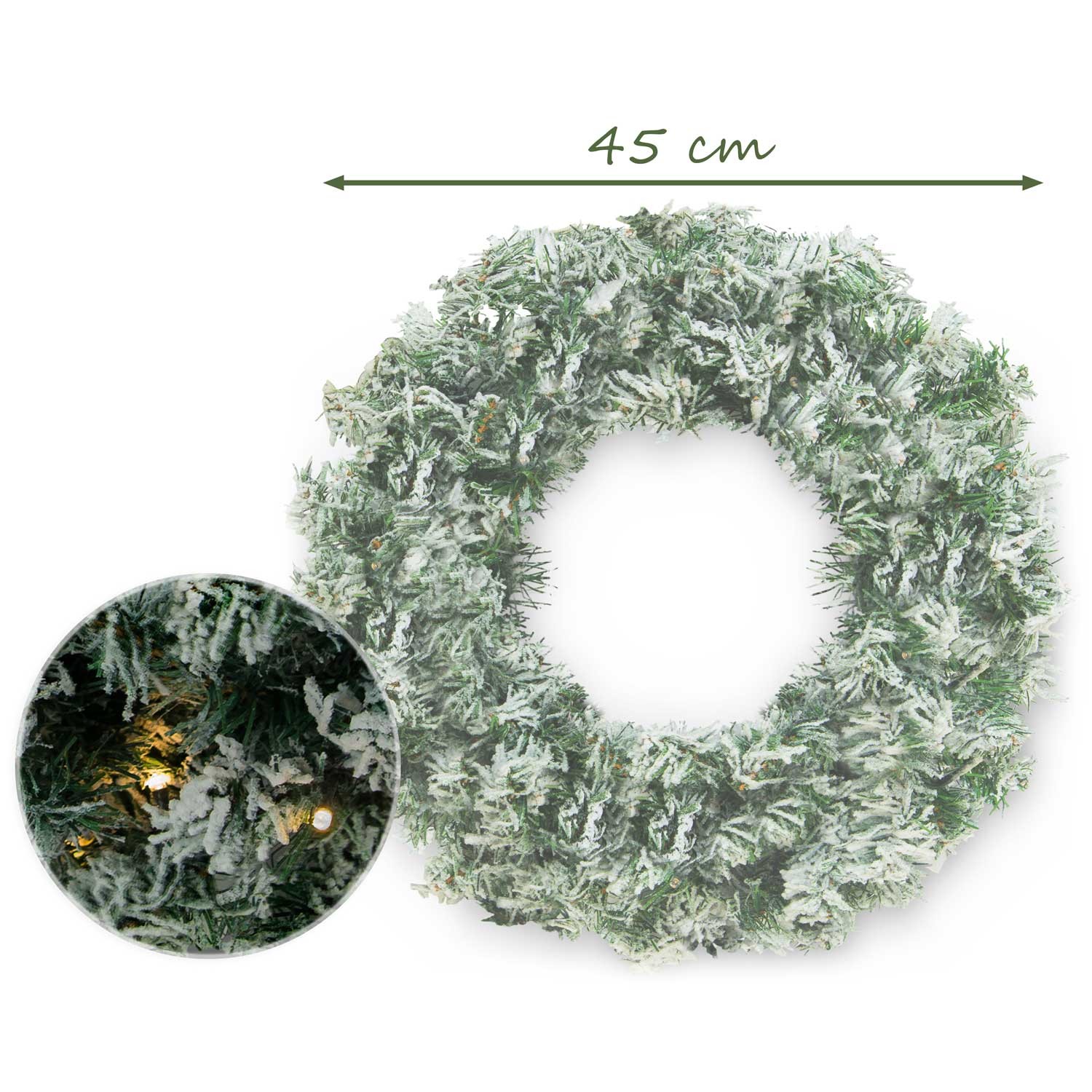 Jõulukaunistus 45 cm LED-tuledega Plonos 4836 - Image 4