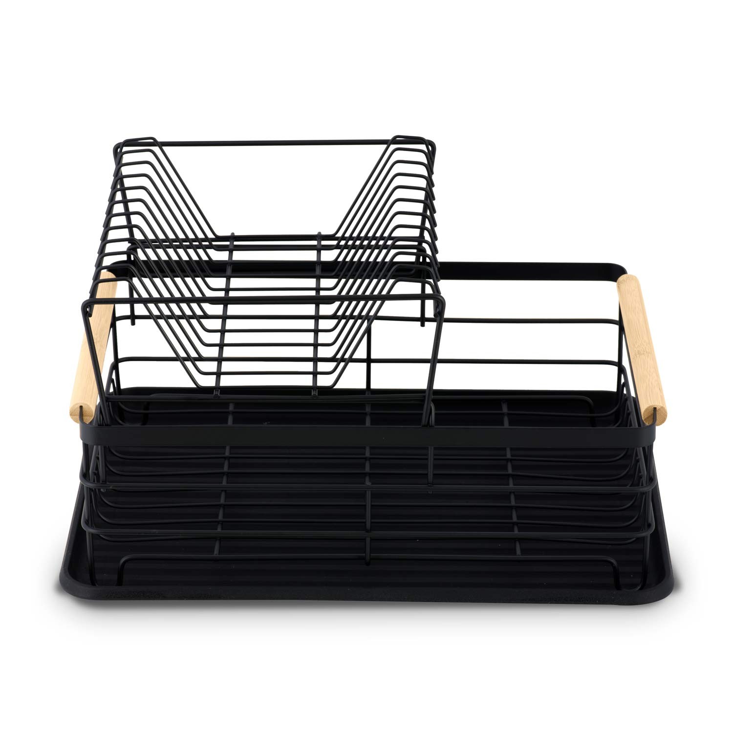 Kahetasandiline nõudekuivatusrest MS-601 Massido must - Image 6