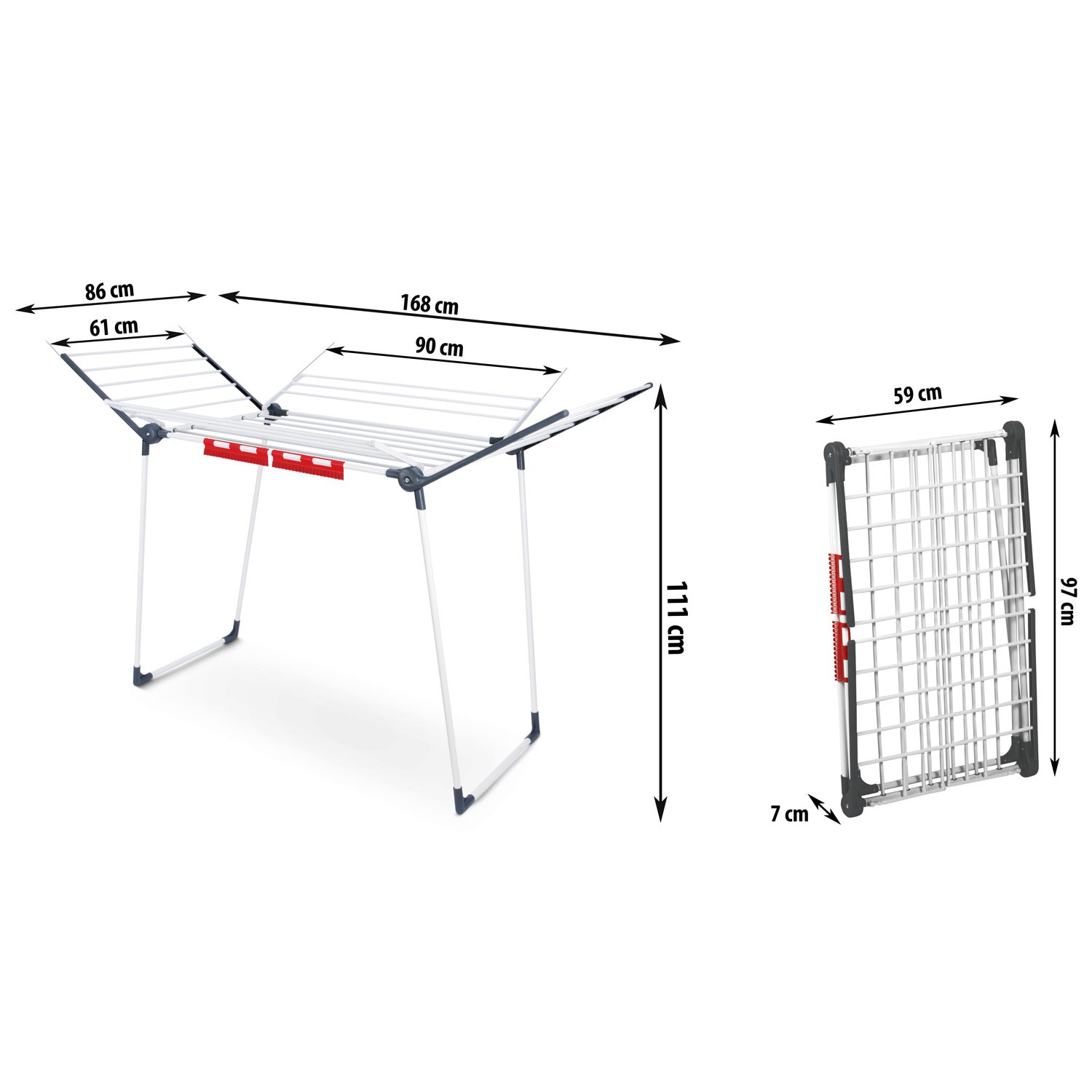 Greta kokkupandav pesukuivati 21m - Image 10