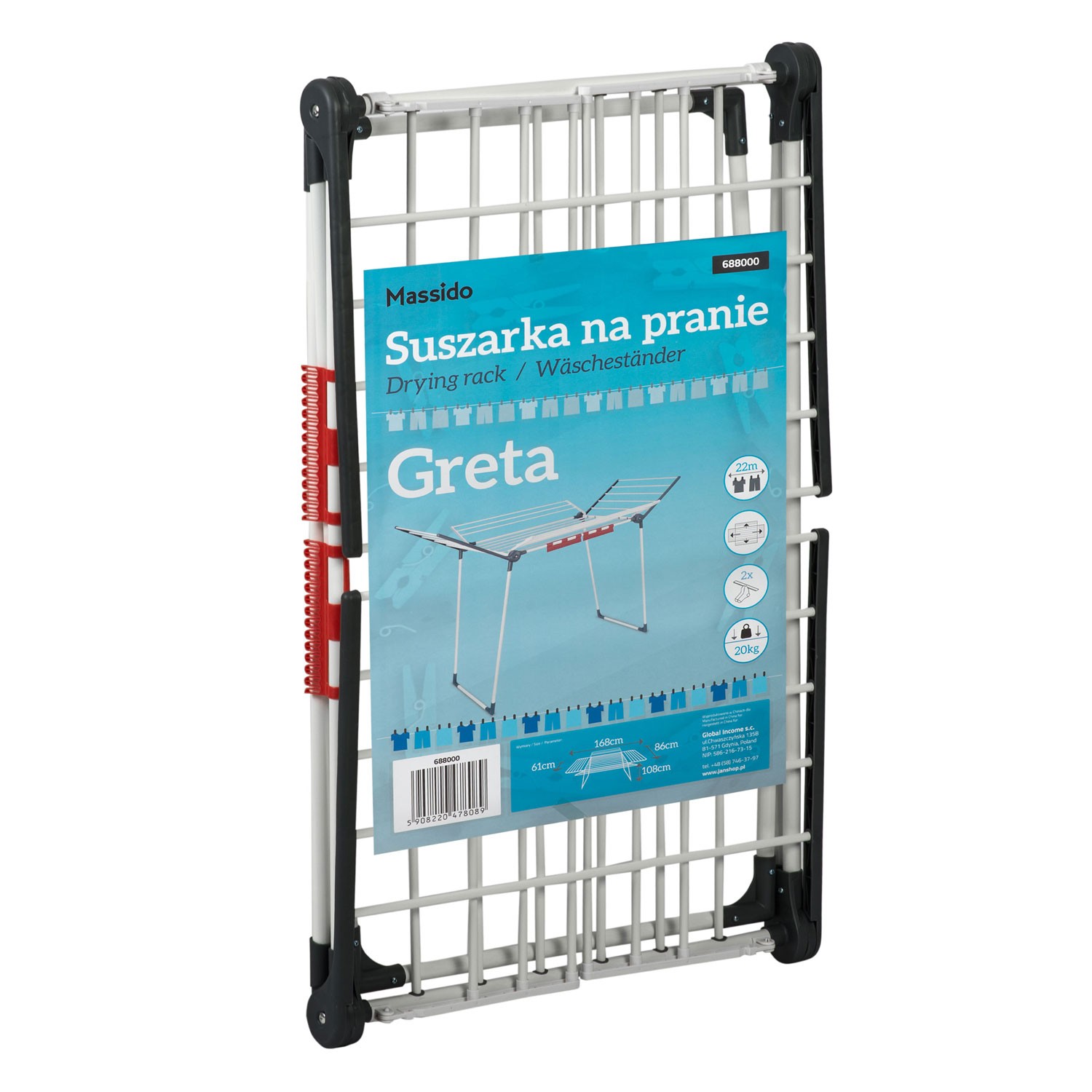 Greta kokkupandav pesukuivati 21m - Image 7