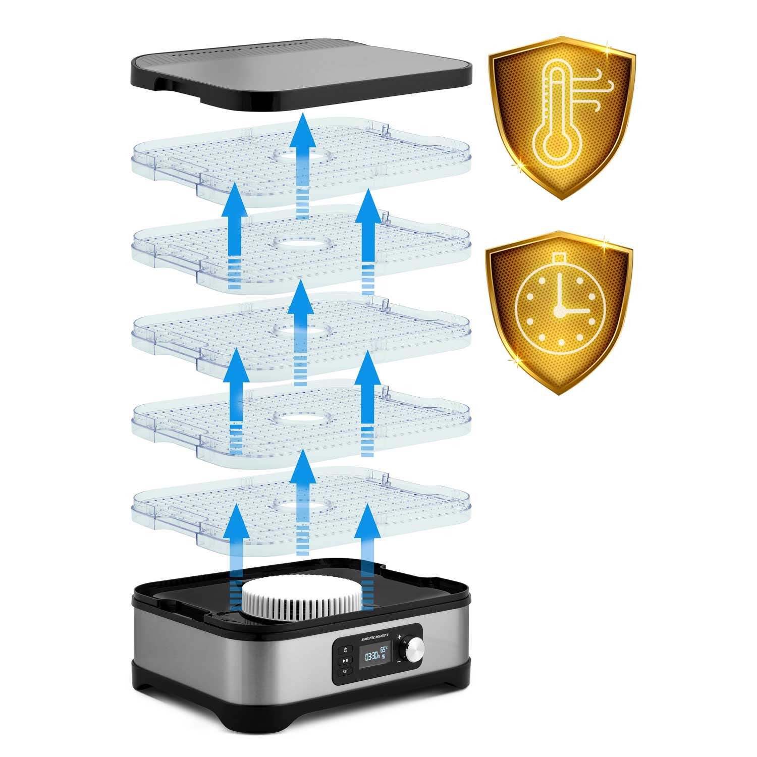 Berdseni hõbedane toidukuivati - Image 10
