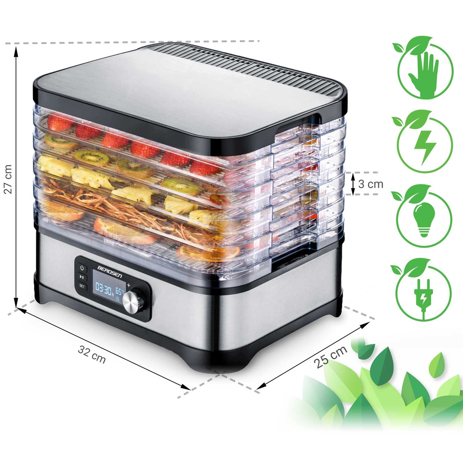 Berdseni hõbedane toidukuivati - Image 12