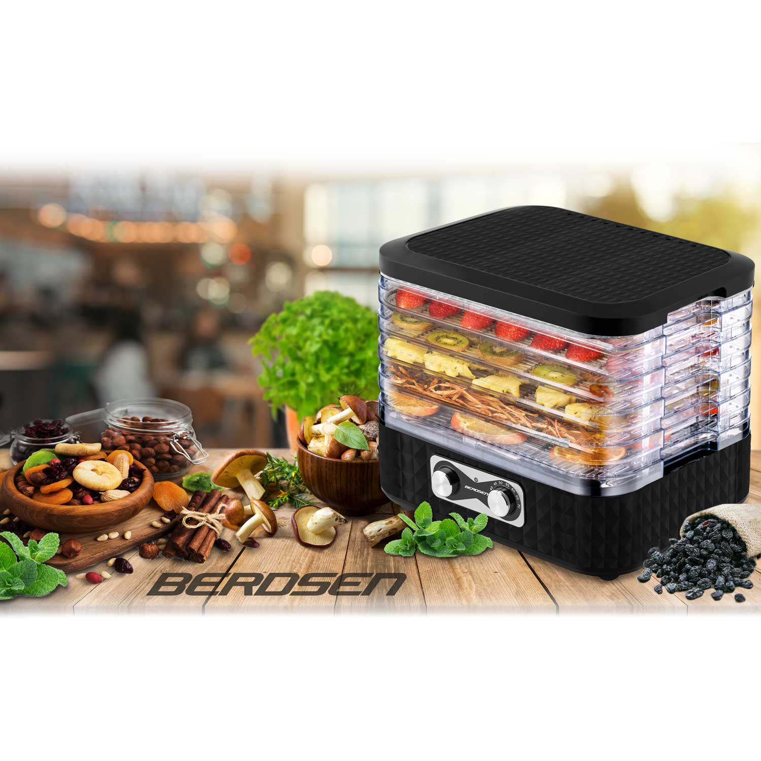 Berdsen BD-692 toidukuivati must - Image 6