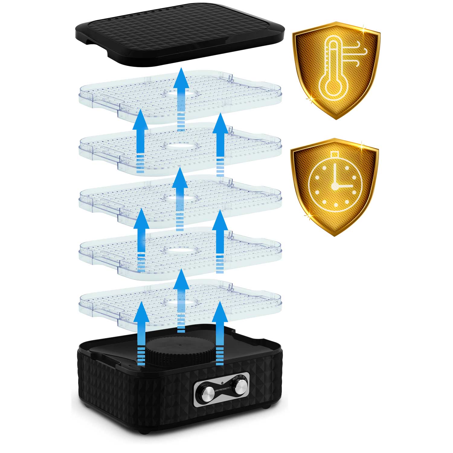 Berdsen BD-692 toidukuivati must - Image 15