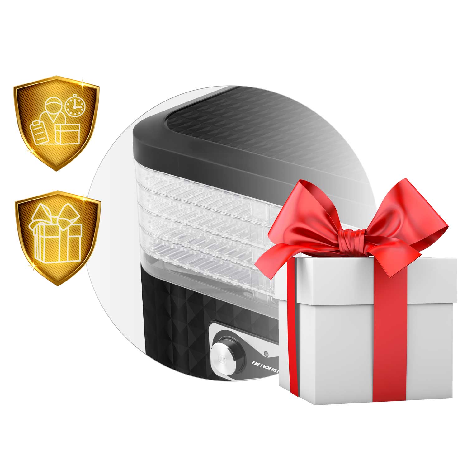 Berdsen BD-692 toidukuivati must - Image 16