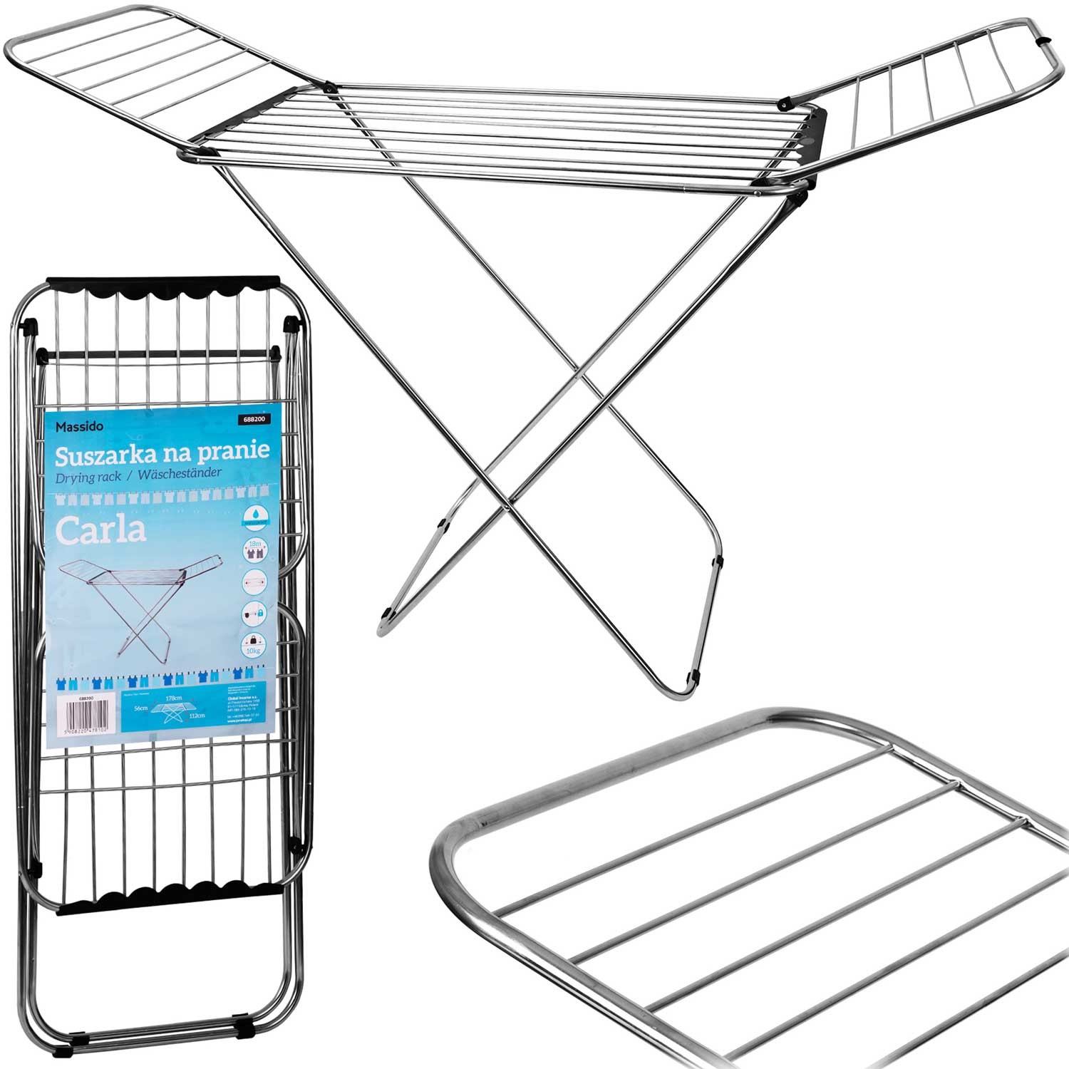 Carla 18m pikendatav püstiseisev pesukuivati