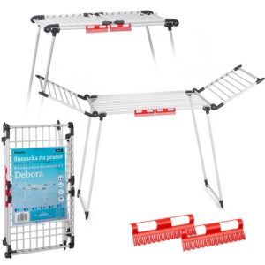 Debora kokkupandav pesukuivati, valge, 19 m