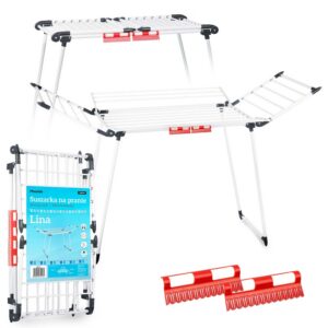 Lina 22 m kokkupandav pesukuivati, valge