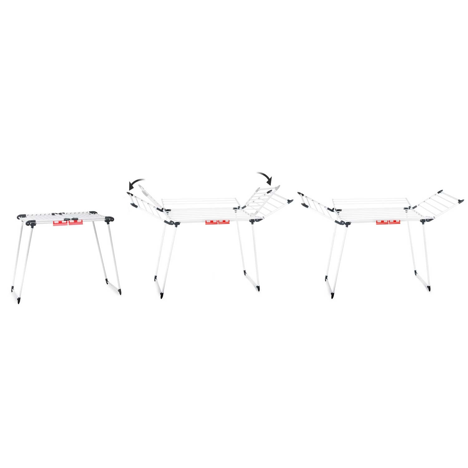 Lina 22 m kokkupandav pesukuivati, valge - Image 9