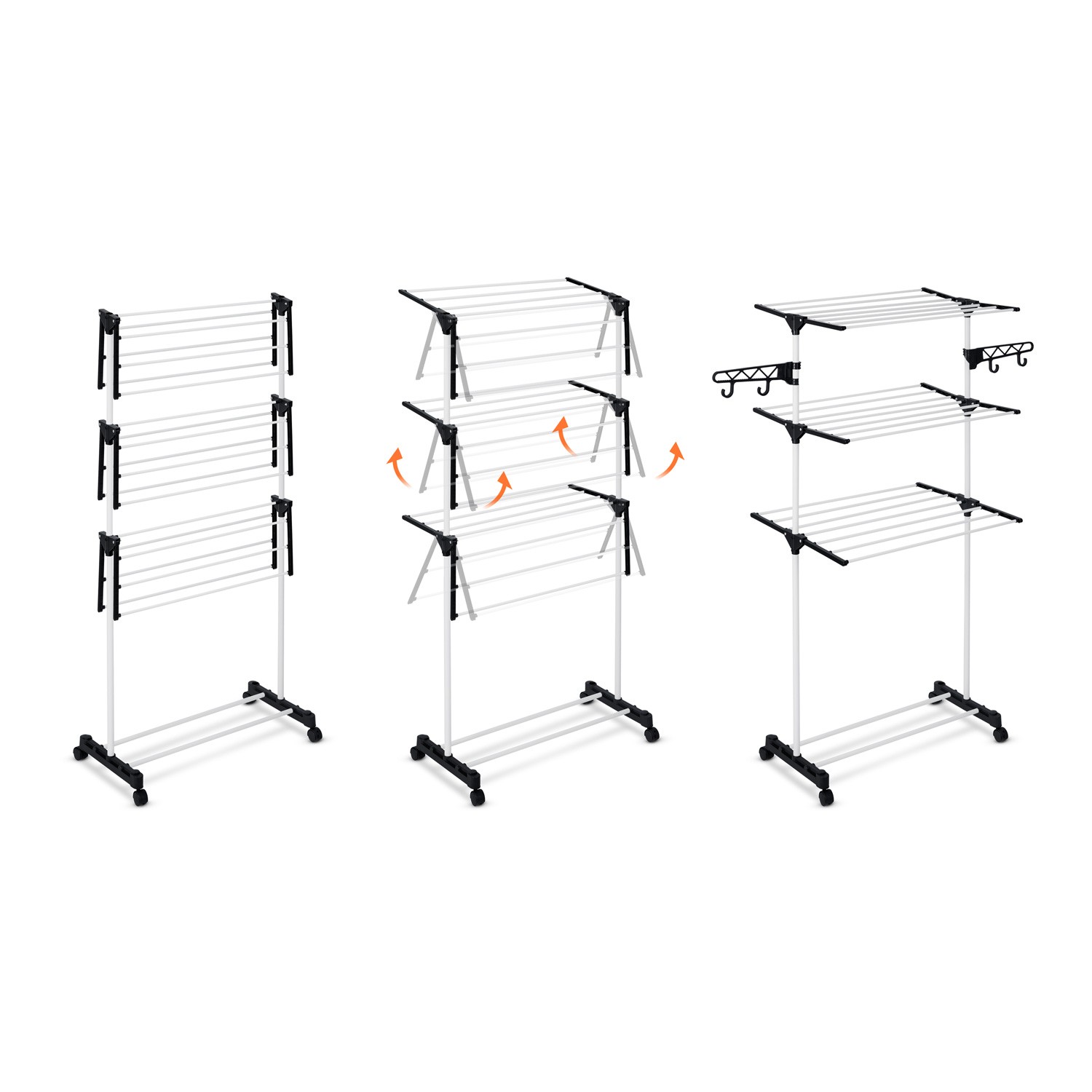 Delia pikendatav pesukuivati, valge, 15 m. - Image 11