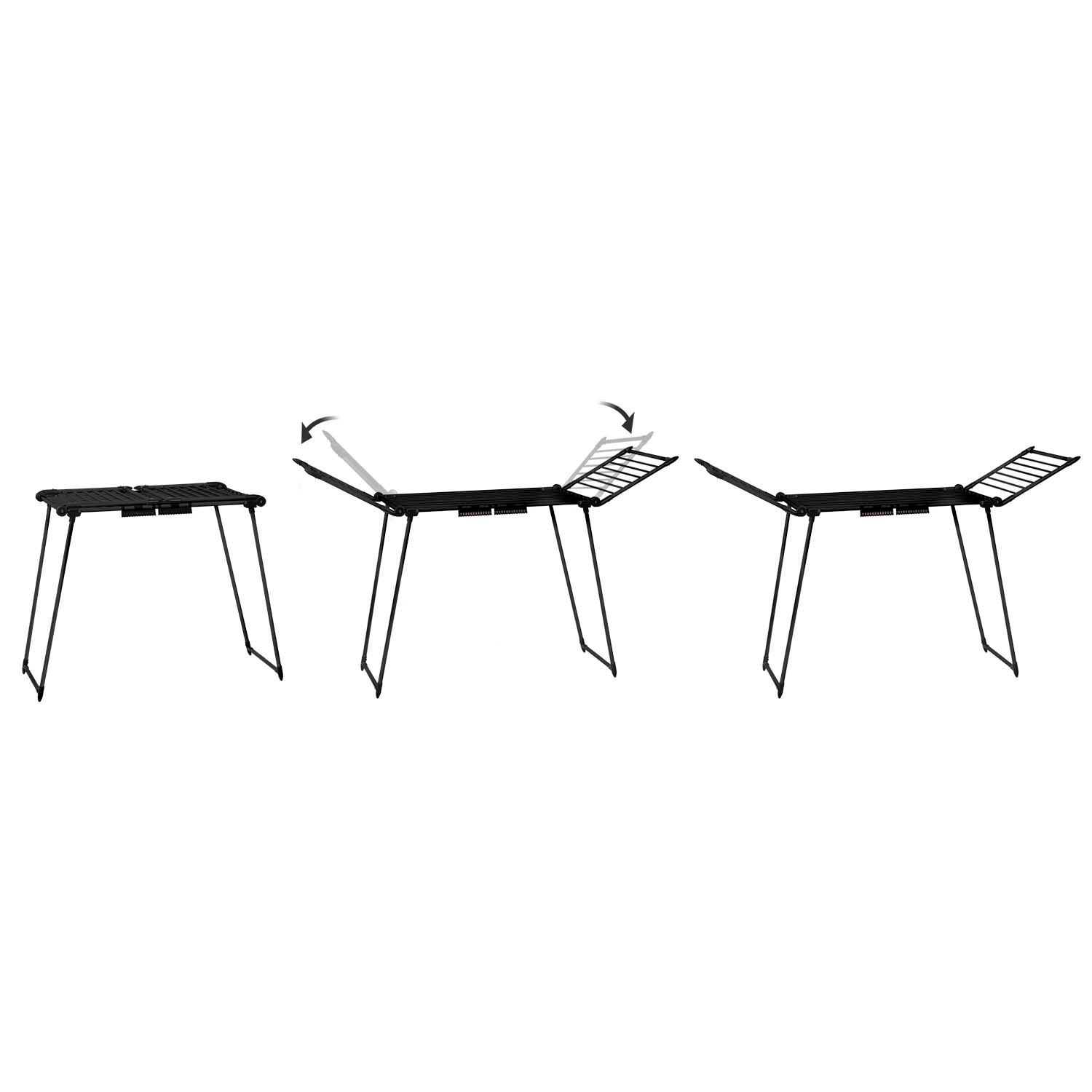 Lydia pikendatav pesukuivati 27 m must - Image 9