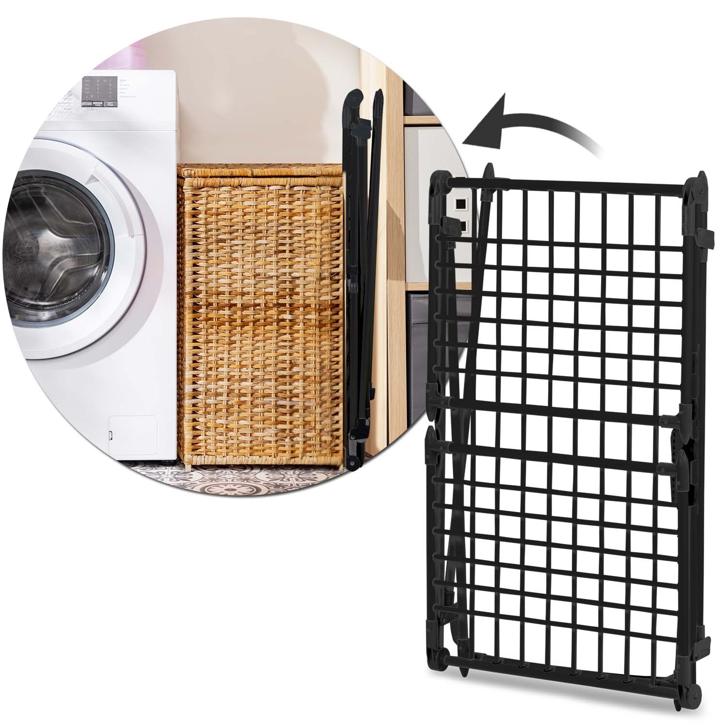 Lydia pikendatav pesukuivati 27 m must - Image 11