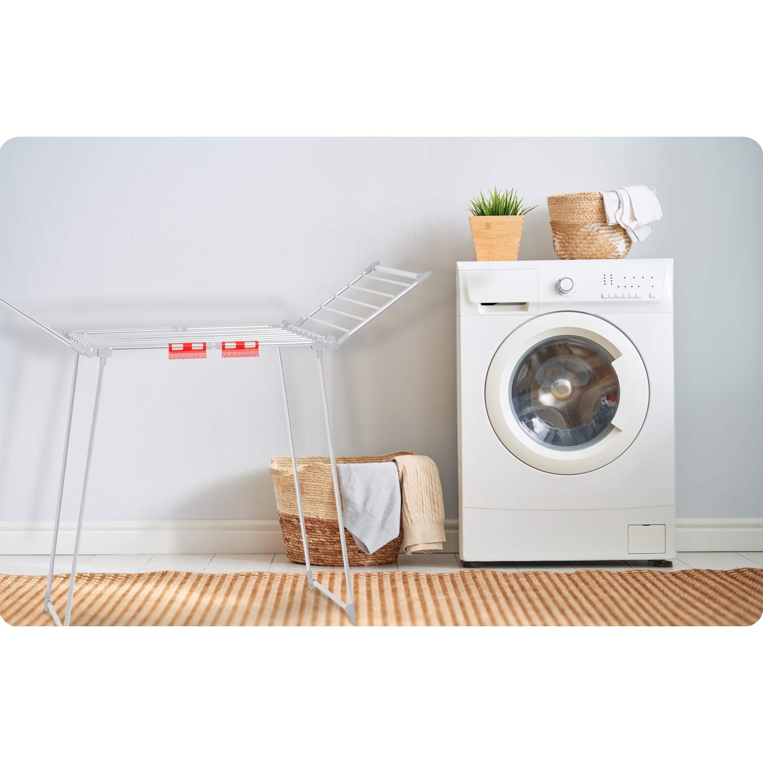 Lydia kokkupandav pesukuivati 27 m roostevabast terasest - Image 8