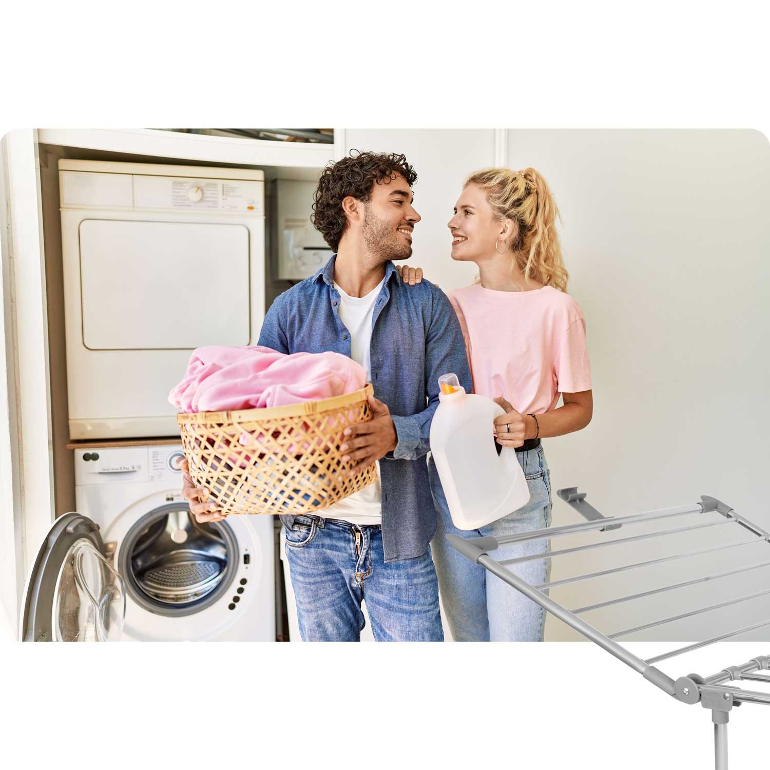 Lydia kokkupandav pesukuivati 27 m roostevabast terasest - Image 9