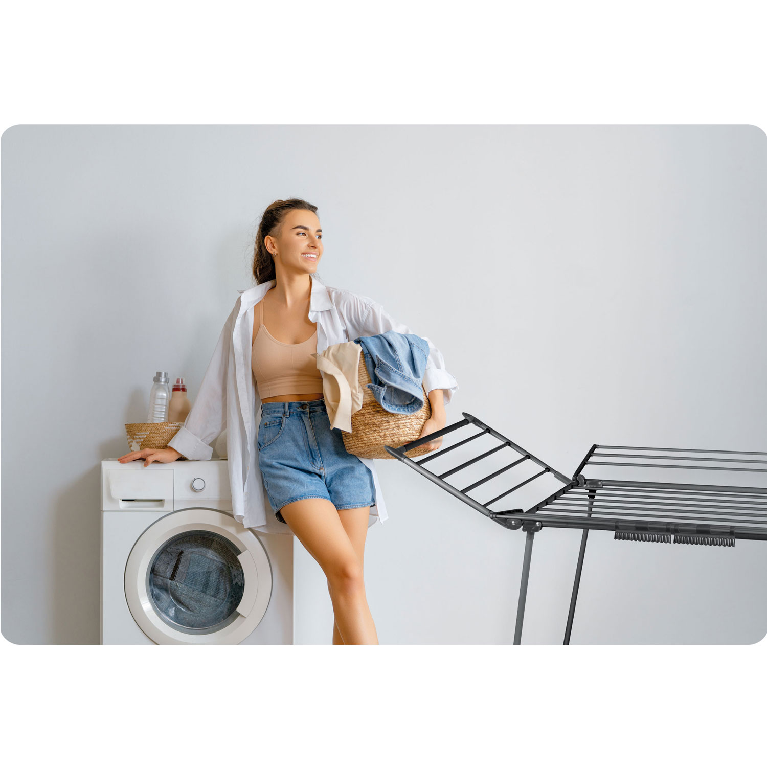 Lina 22 m must kokkupandav pesukuivati - Image 10