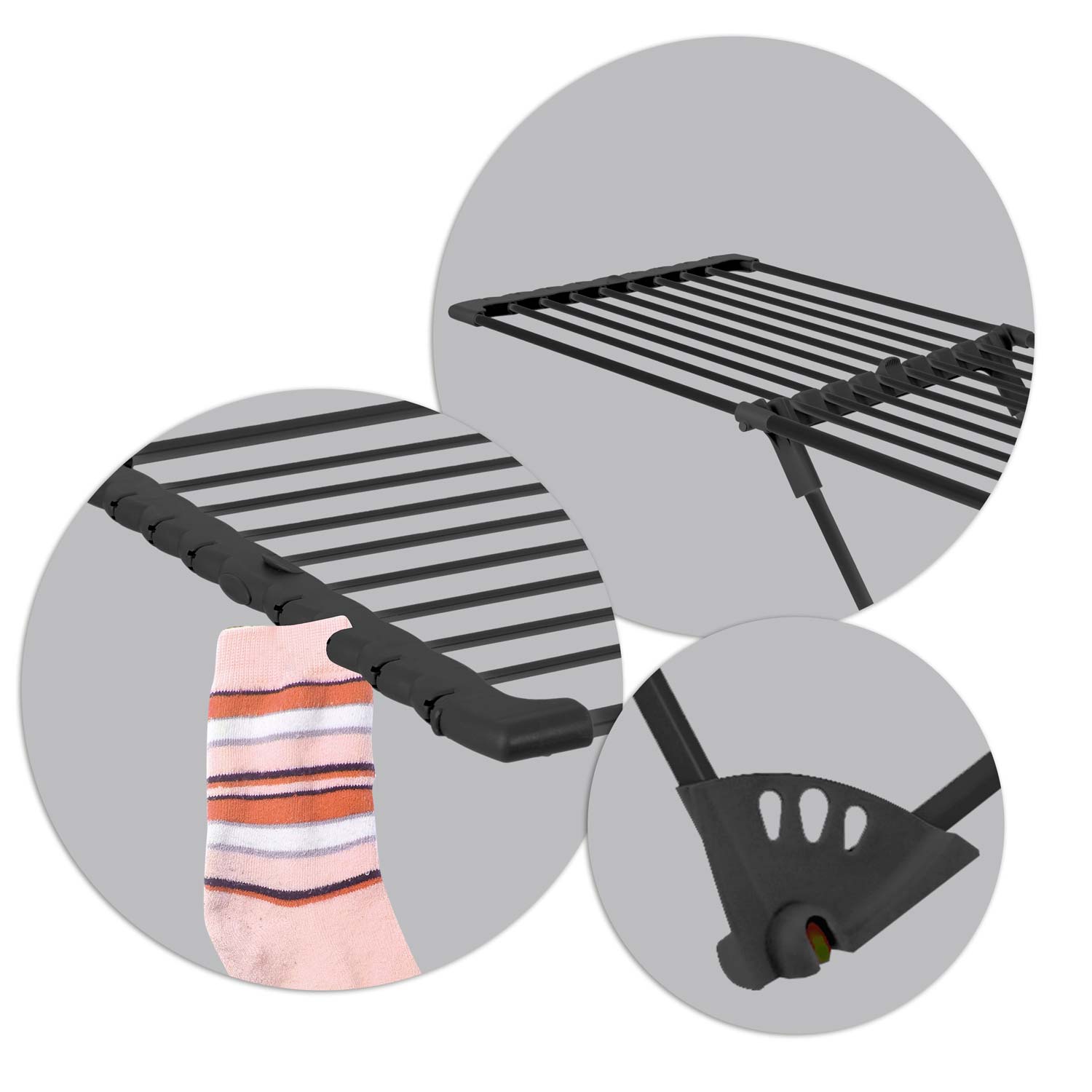 Ursula teleskoop-pesukuivati ratastega 20m - Image 8