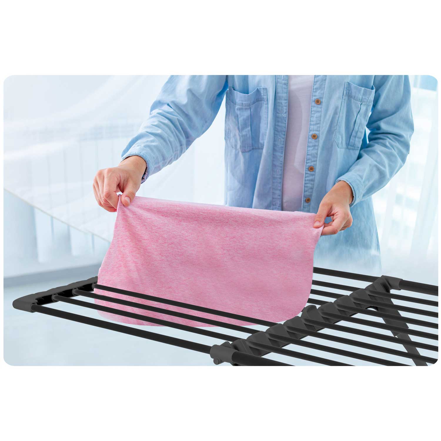 Ursula teleskoop-pesukuivati ratastega 20m - Image 9