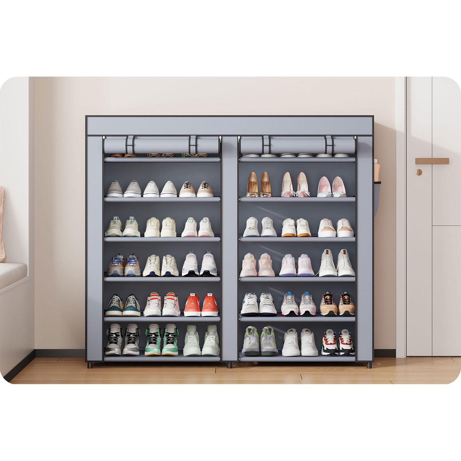 Massido MS-805 tekstiilist kingakapp grafiit - Image 5