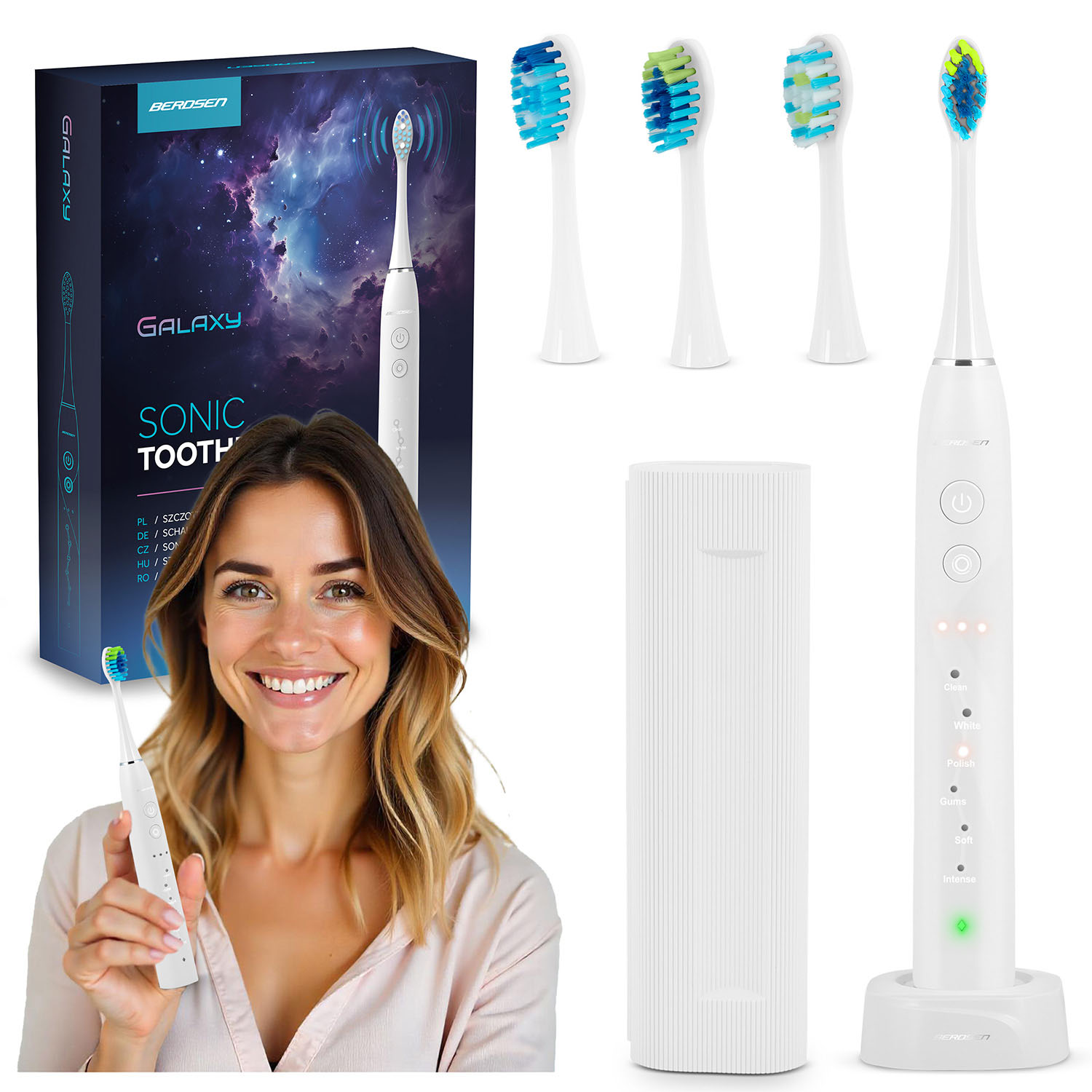 Berdsen Galaxy Sonic hambahari valge - Image 13