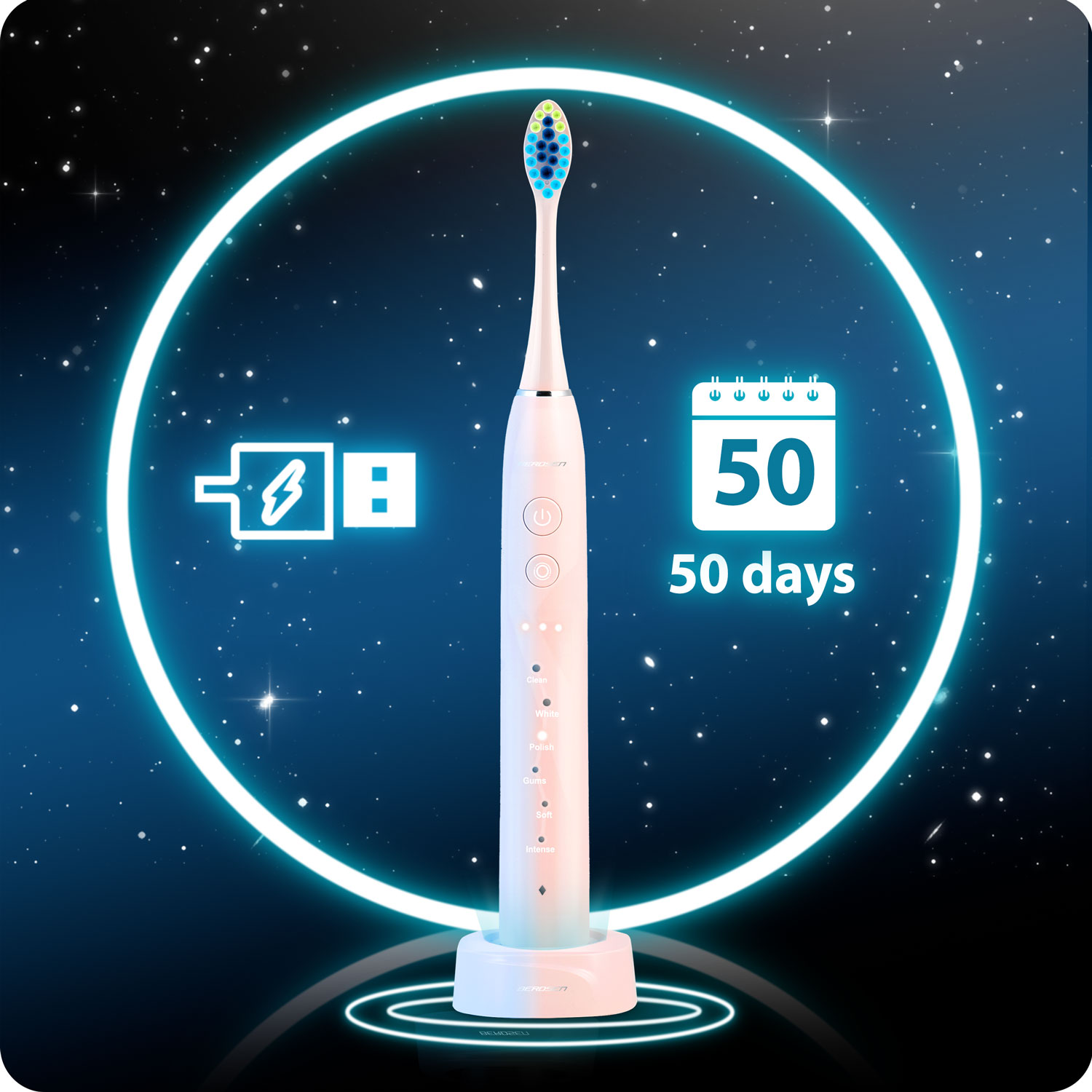 Berdsen Galaxy Sonic hambahari roosa - Image 7