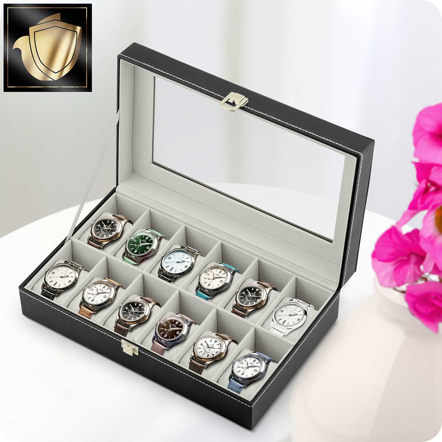 Massido MS-710 must ja beež karp 12 kellale - Image 6