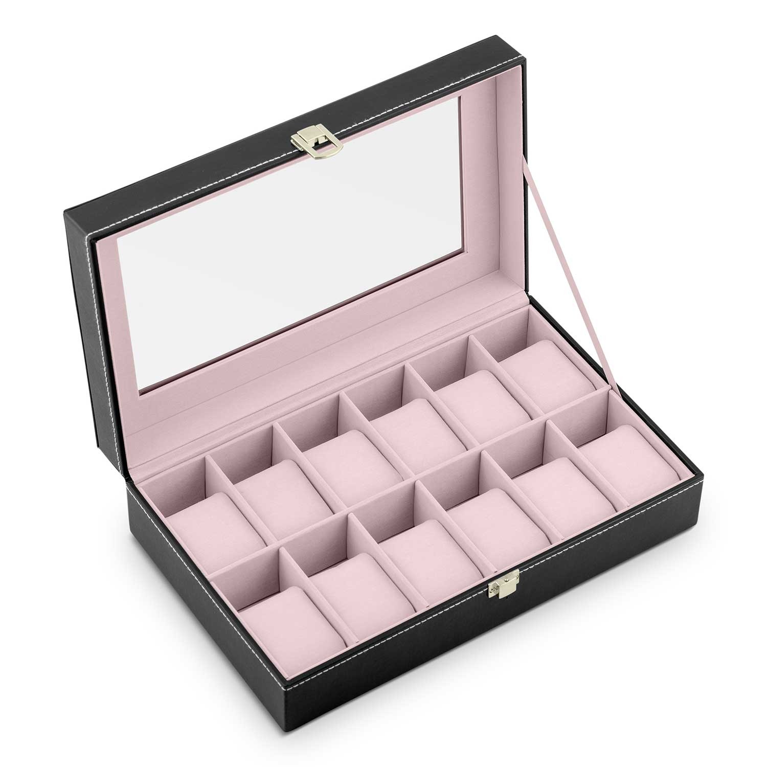 Massido MS-710 must ja lõhekarva kellakarp 12 käekellale - Image 2