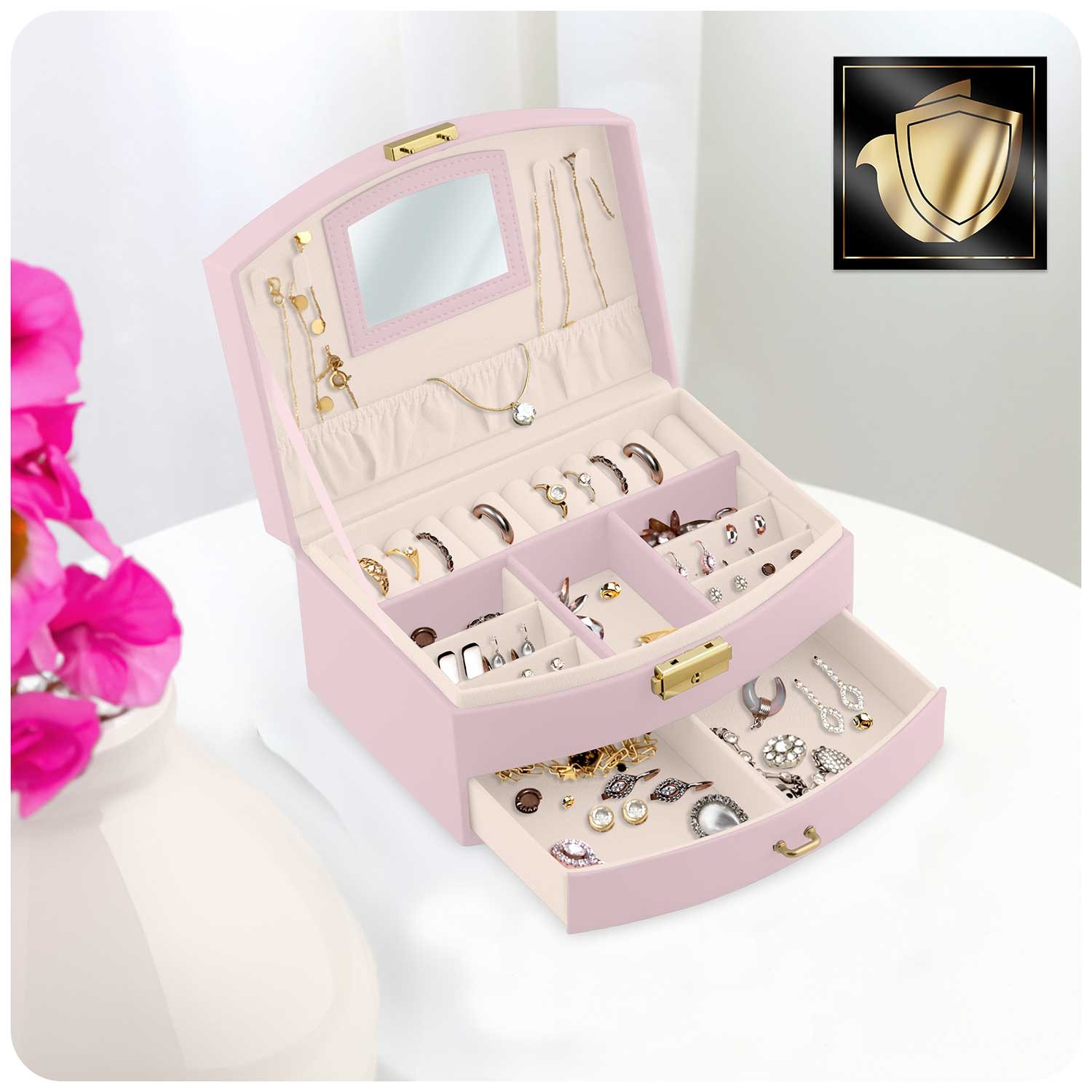 Massido MS-708 ehtekarp - roosa - Image 5