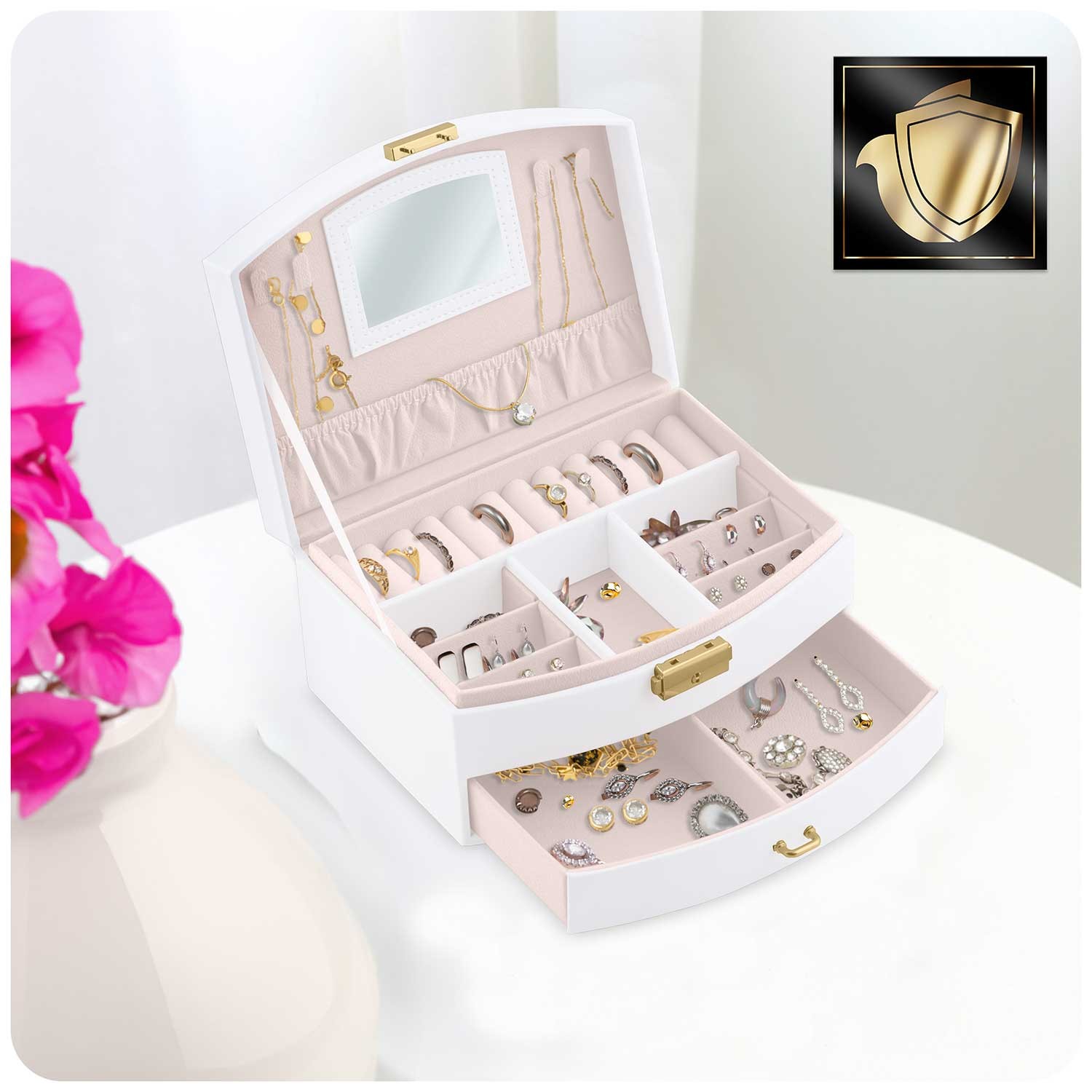 Massido MS-708 ehtekarp - valge - Image 6