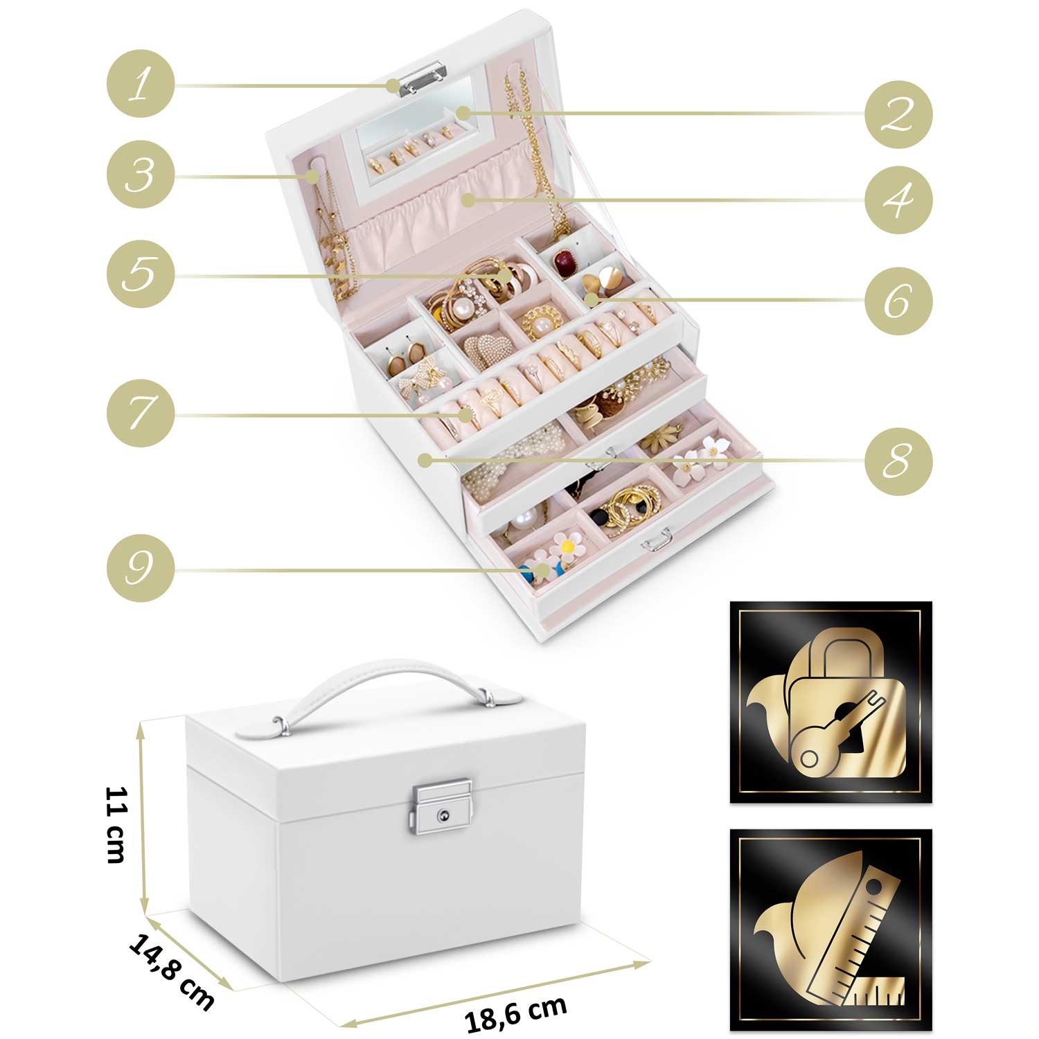 Ehtekarp MS-700 Massido - valge - Image 7