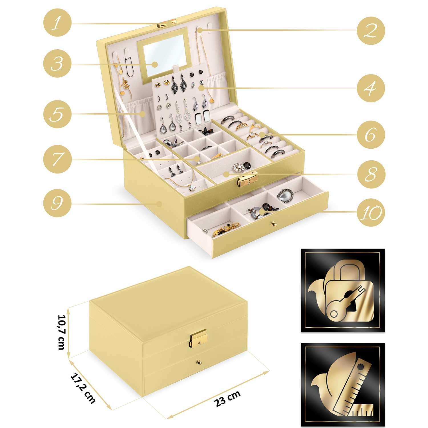 Ehtekarp MS-709 Massido - kuld - Image 4