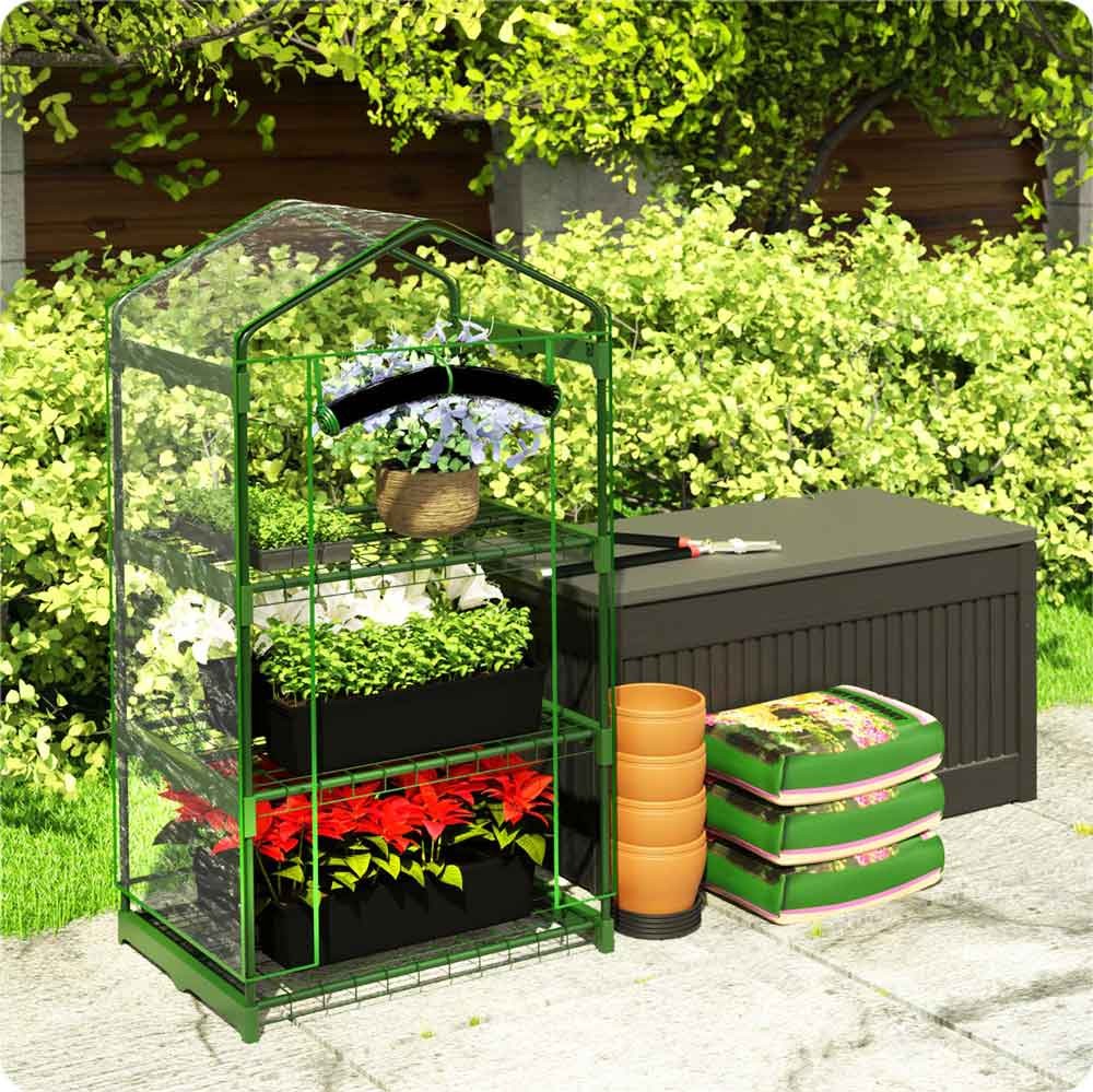 Kasvuhoone riiul 69 x 49 x 125 cm Plonos 4921 - Image 6