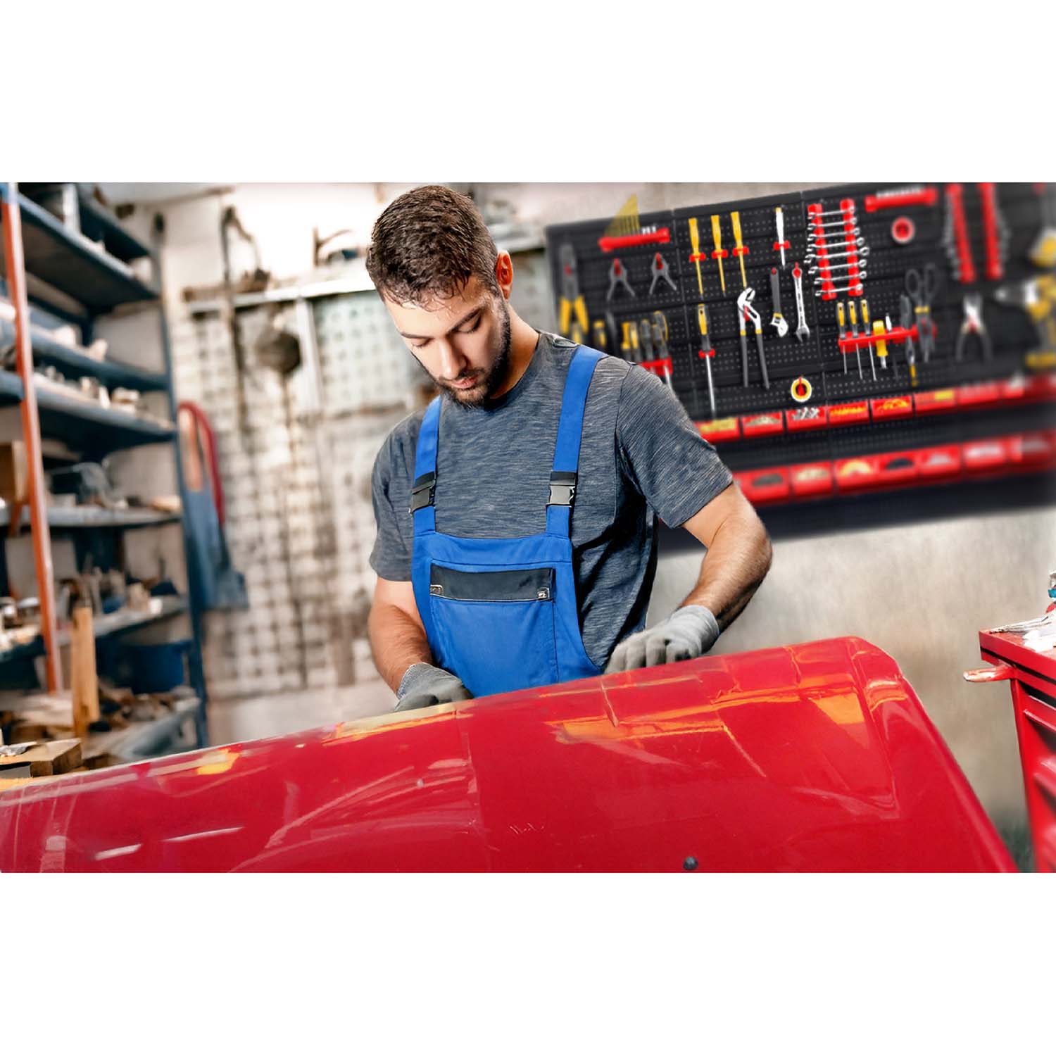 Töökoja tööriistalaud 128 x 76 cm Humberg HM-580 - Image 12