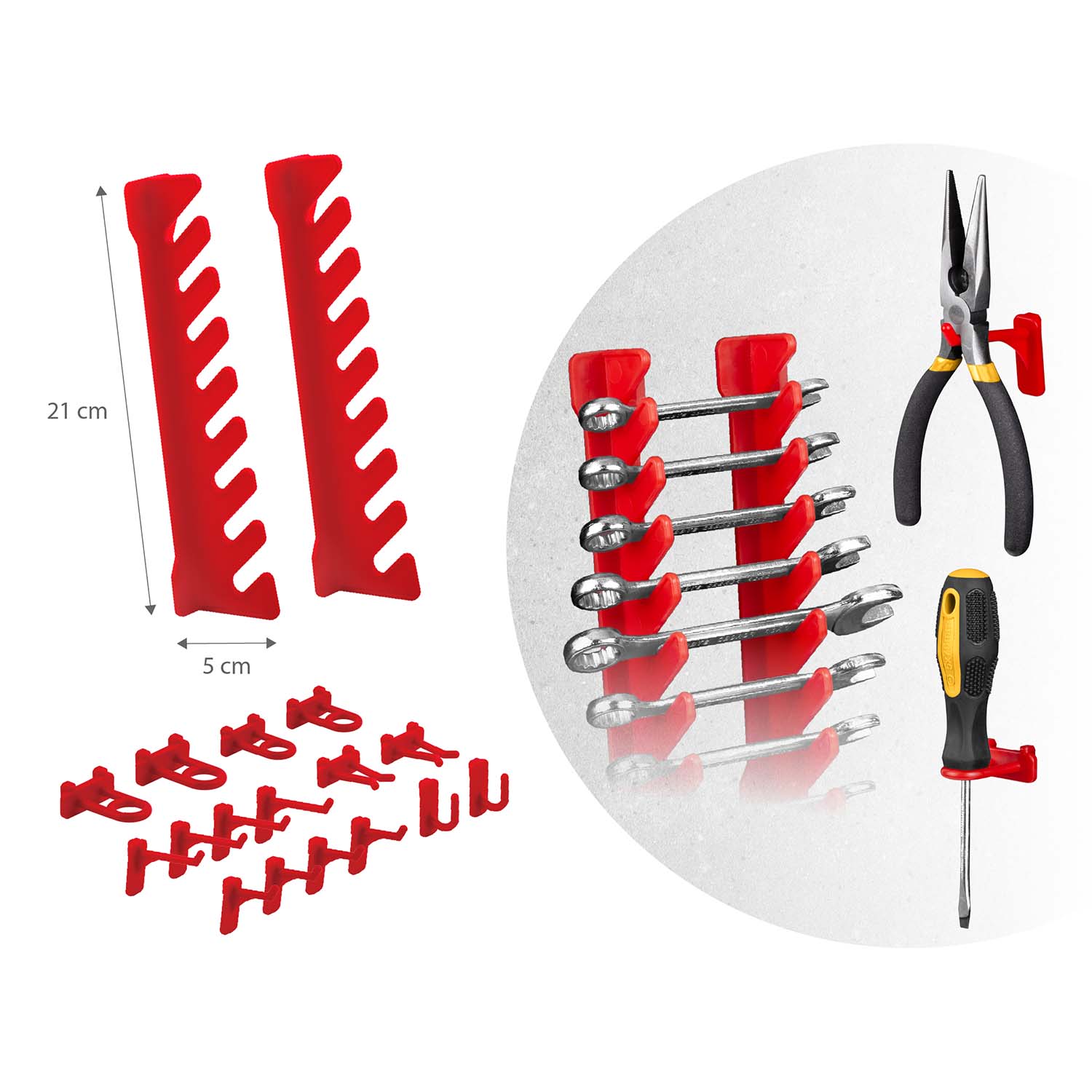 Töökoja tööriistalaud 96 x 76 cm Humberg HM-581 - Image 7