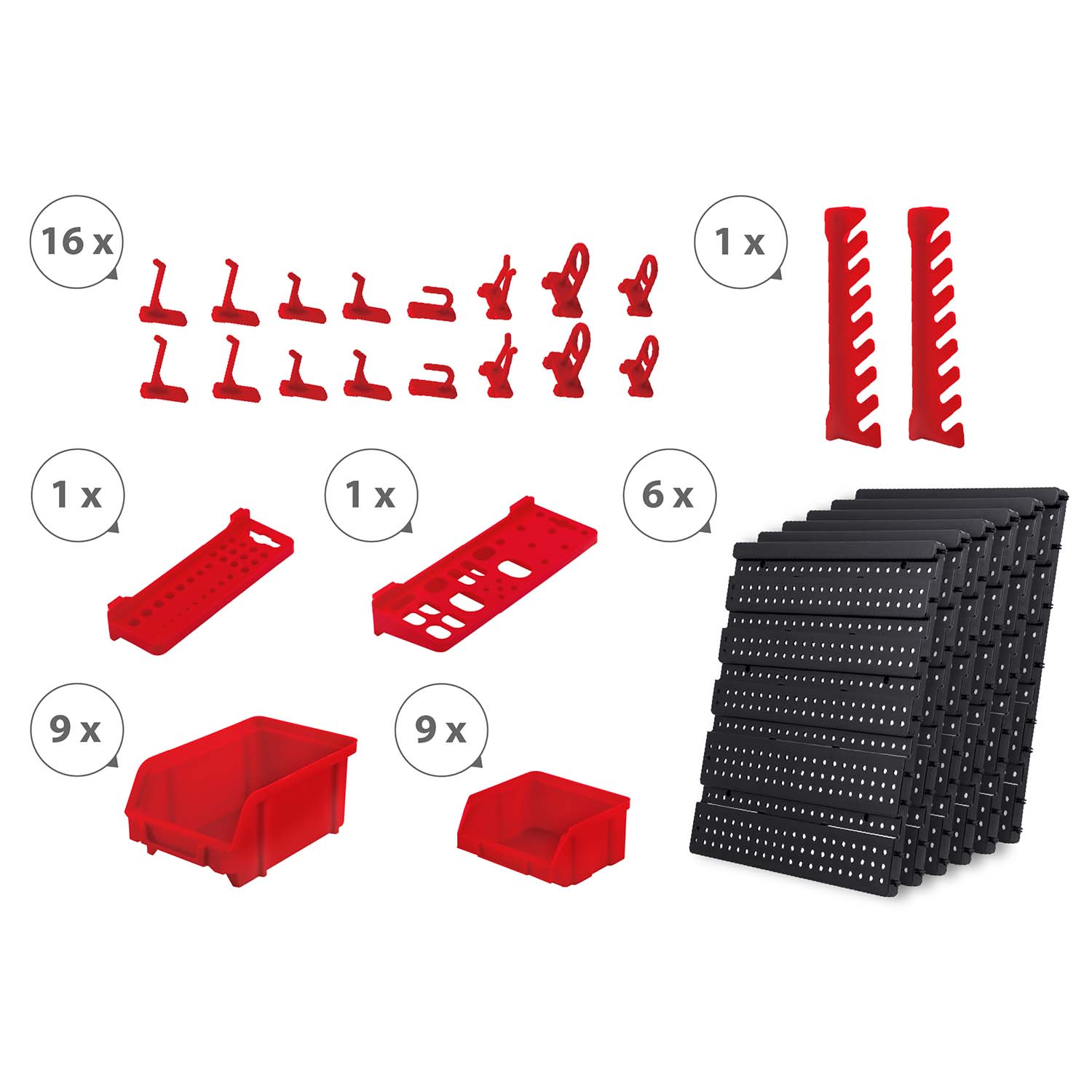 Töökoja tööriistalaud 96 x 76 cm Humberg HM-581 - Image 8